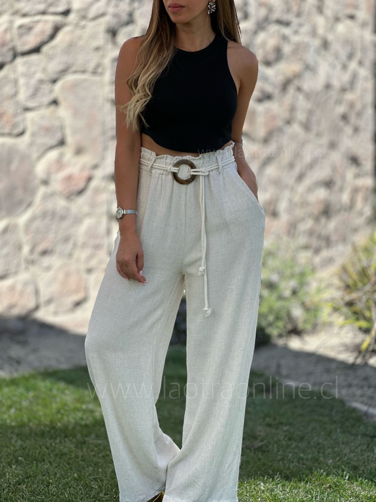 Pantalón Brasilia crema