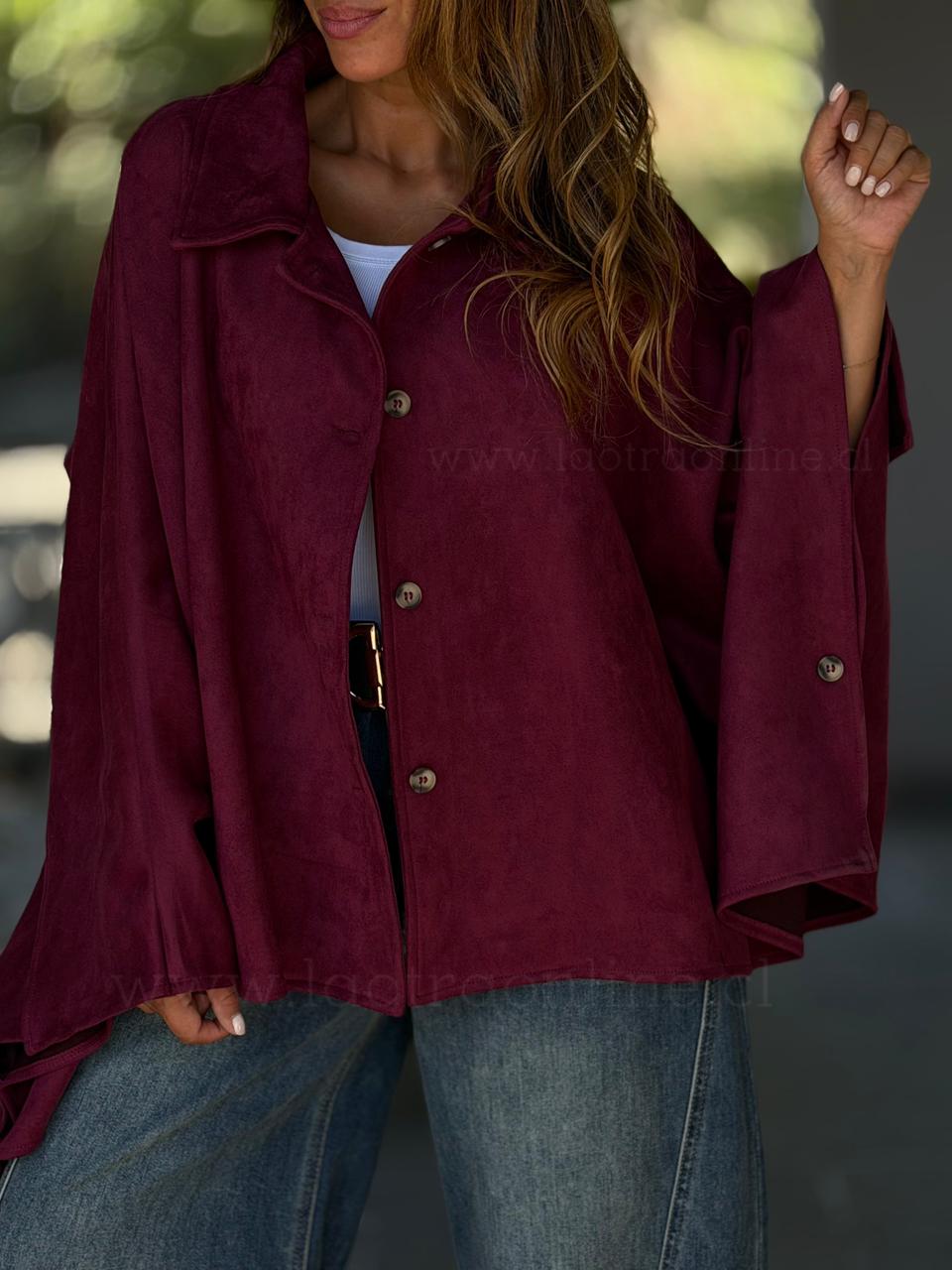 Capa Gamuza Italiana Cherry