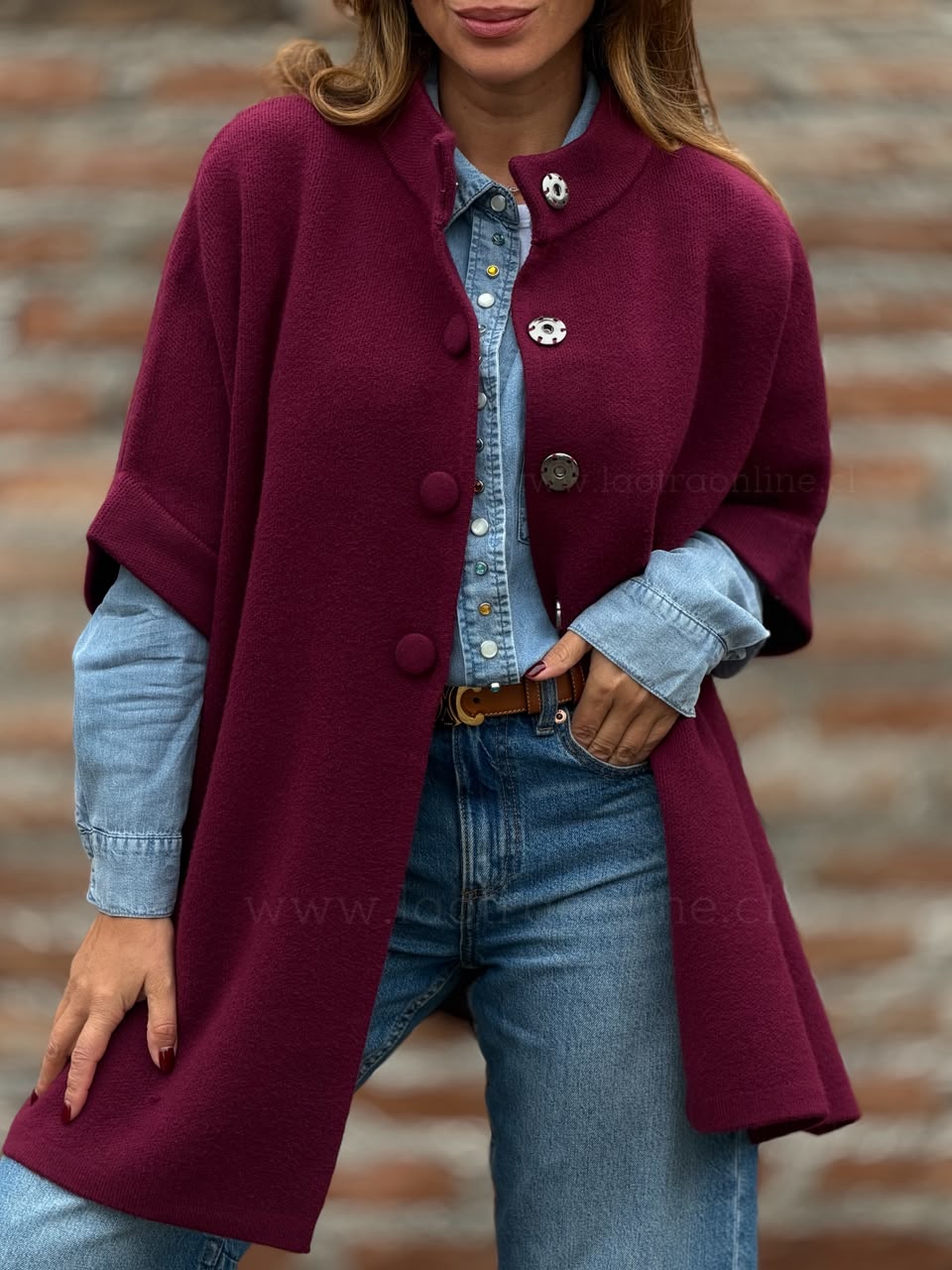 Chalecón/capa Premium cherry
