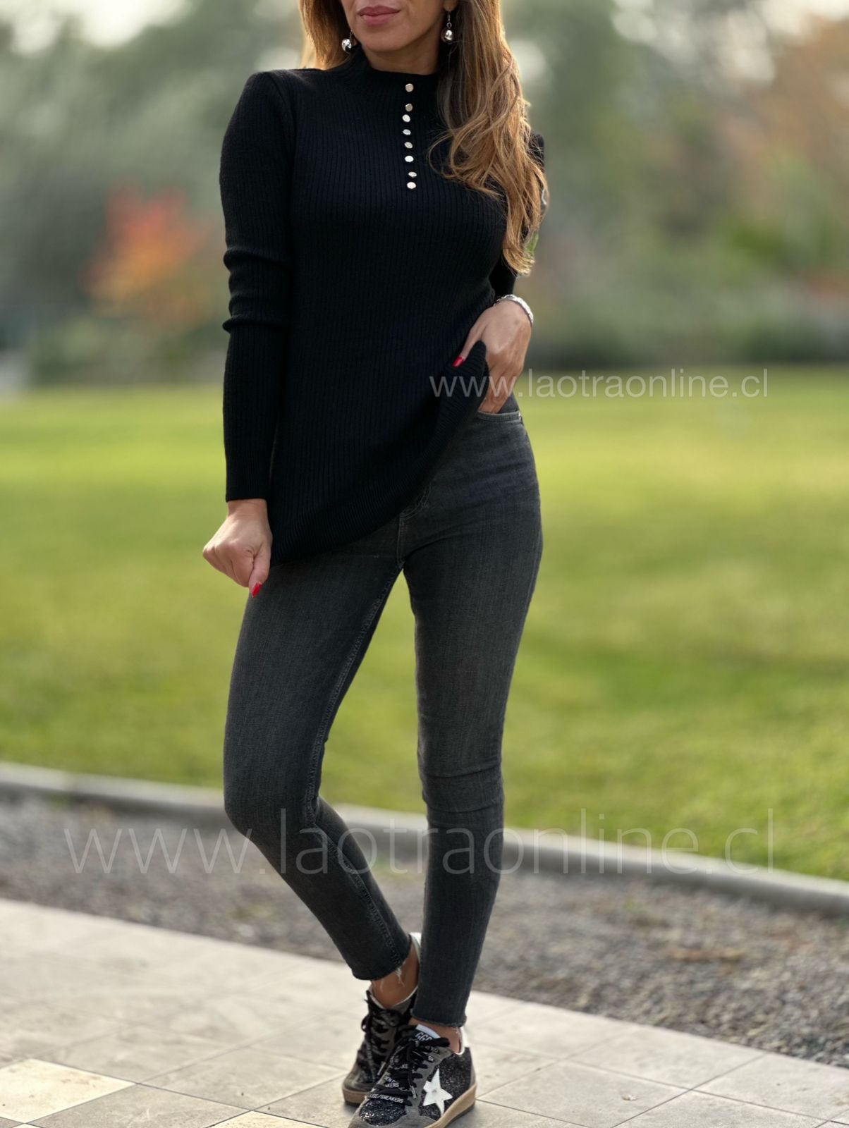 Polera/Sweater Barcelona negro