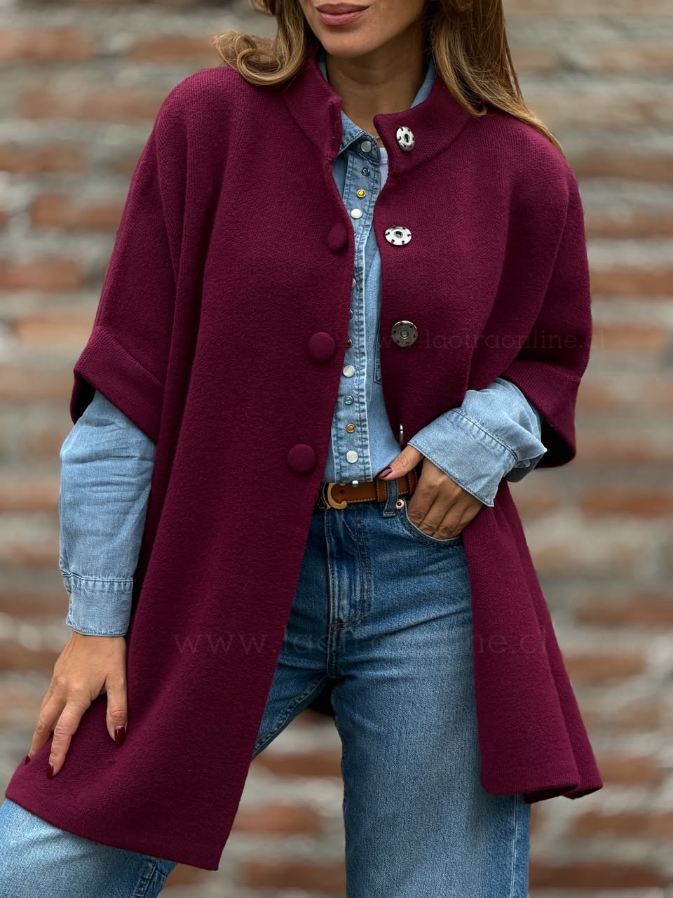 Chalecón/capa Premium cherry