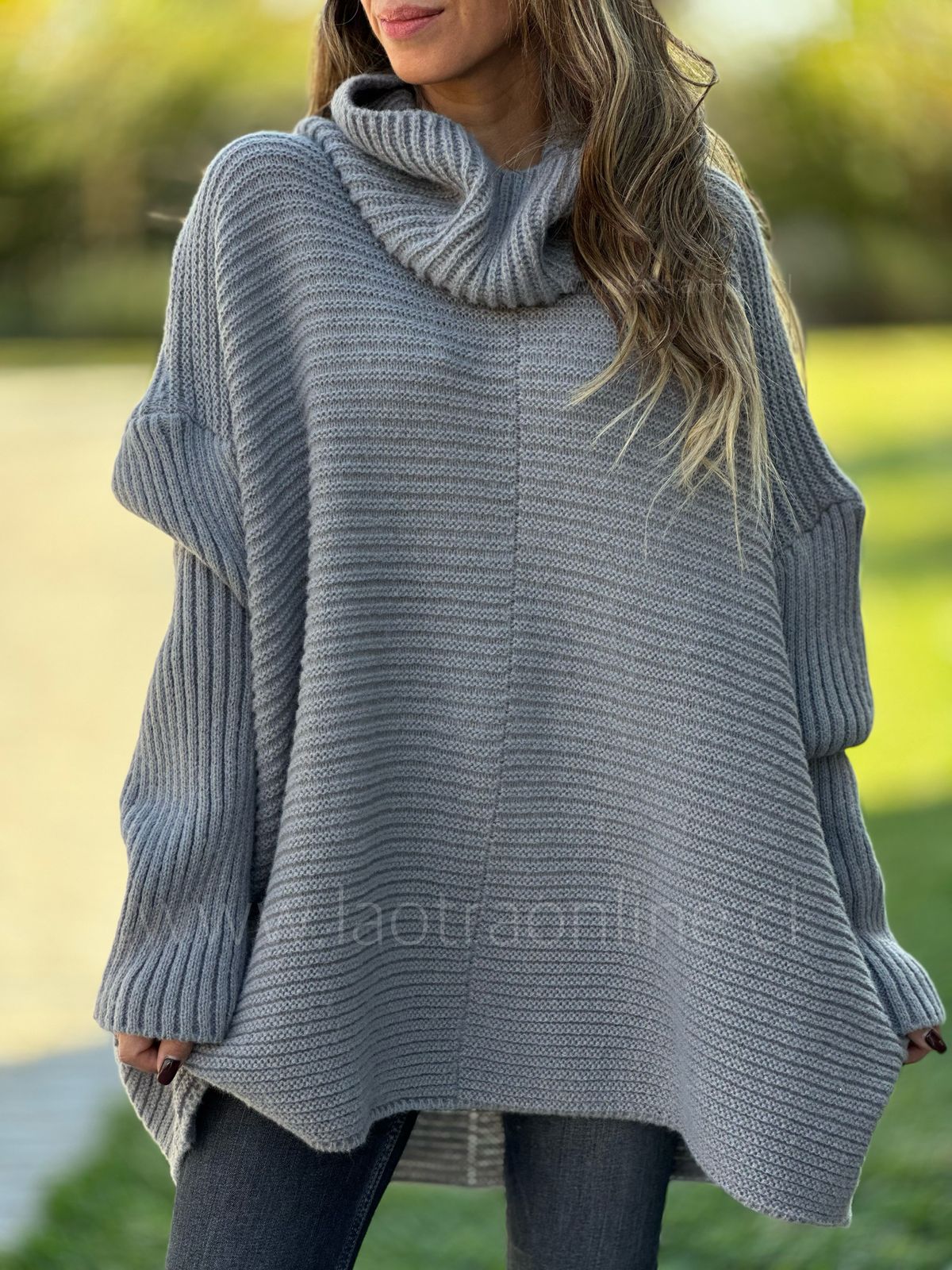 Oversize Italia gris