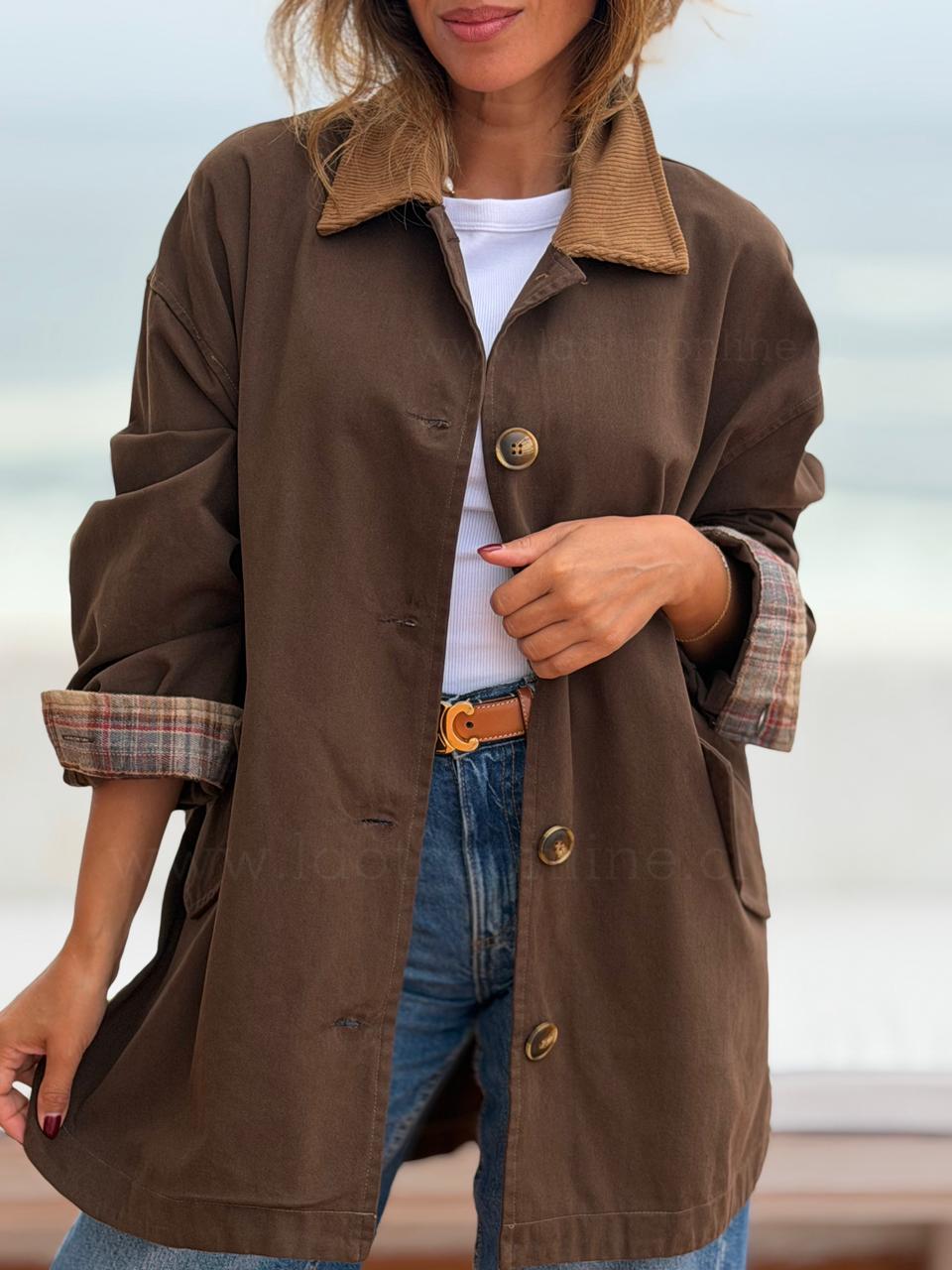 Chaqueta Oporto choco