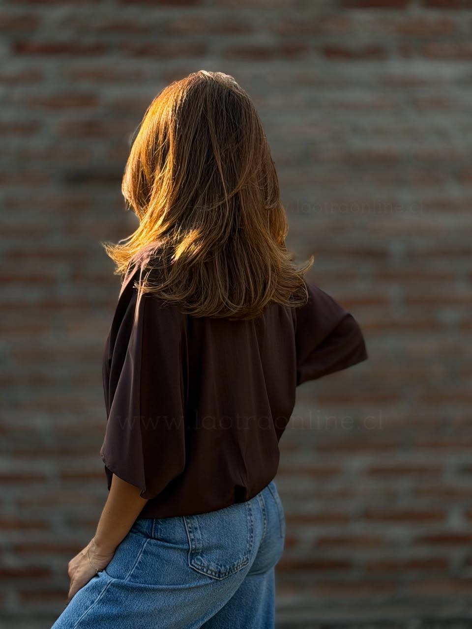 Blusa Marroquí choco