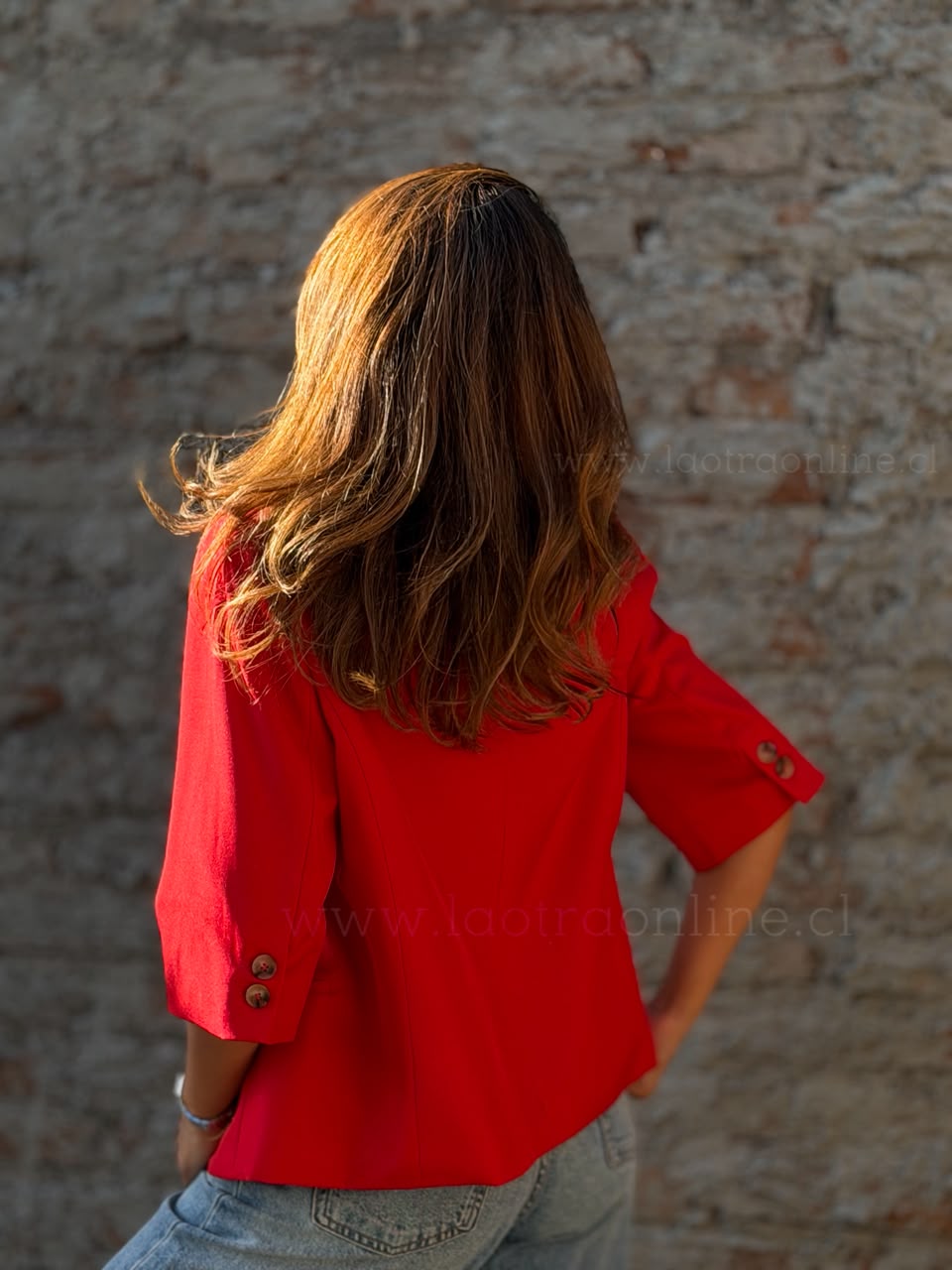 Blazer Impresionante rojo