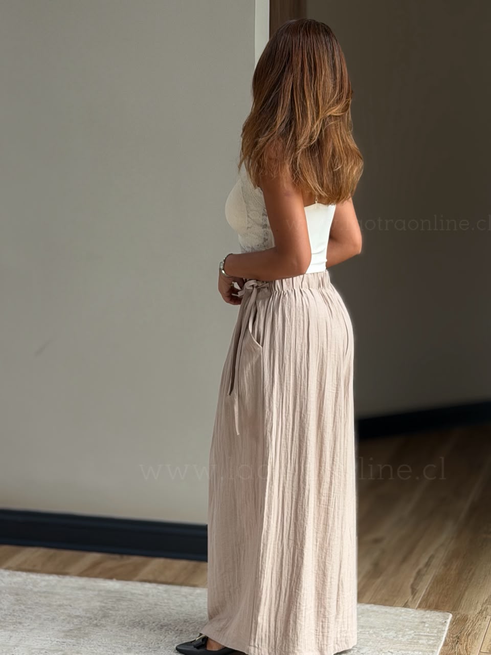 Pantalón Niza beige