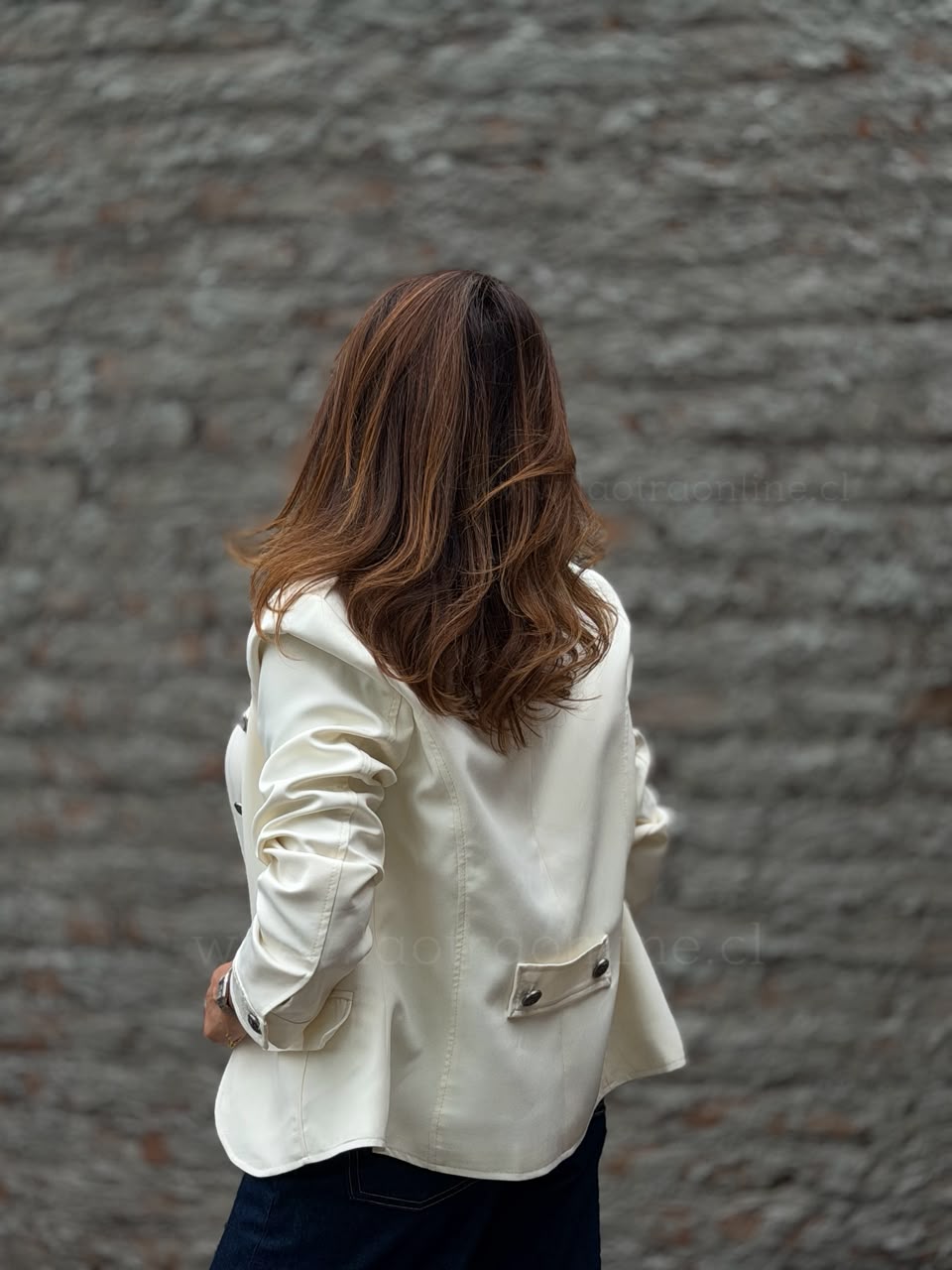 Blazer Napoleón crema