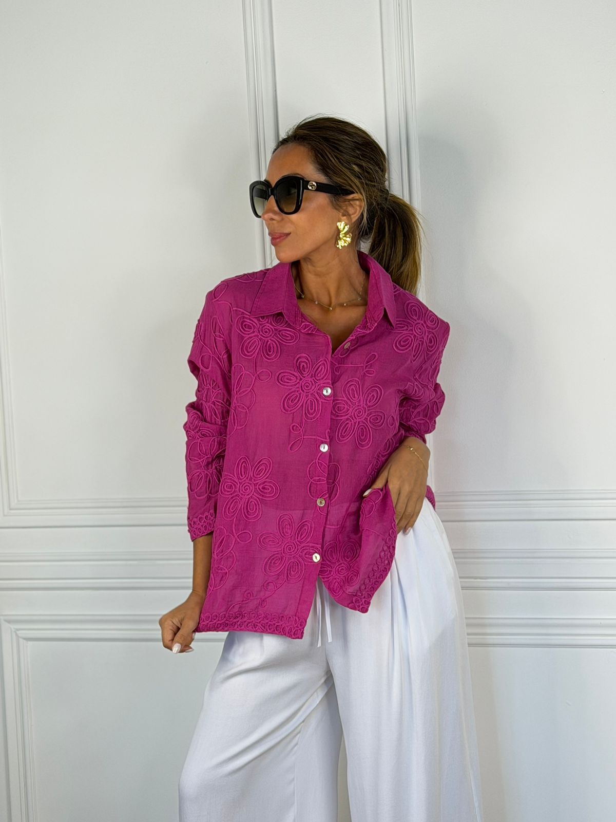 Blusa Tivoli fucsia