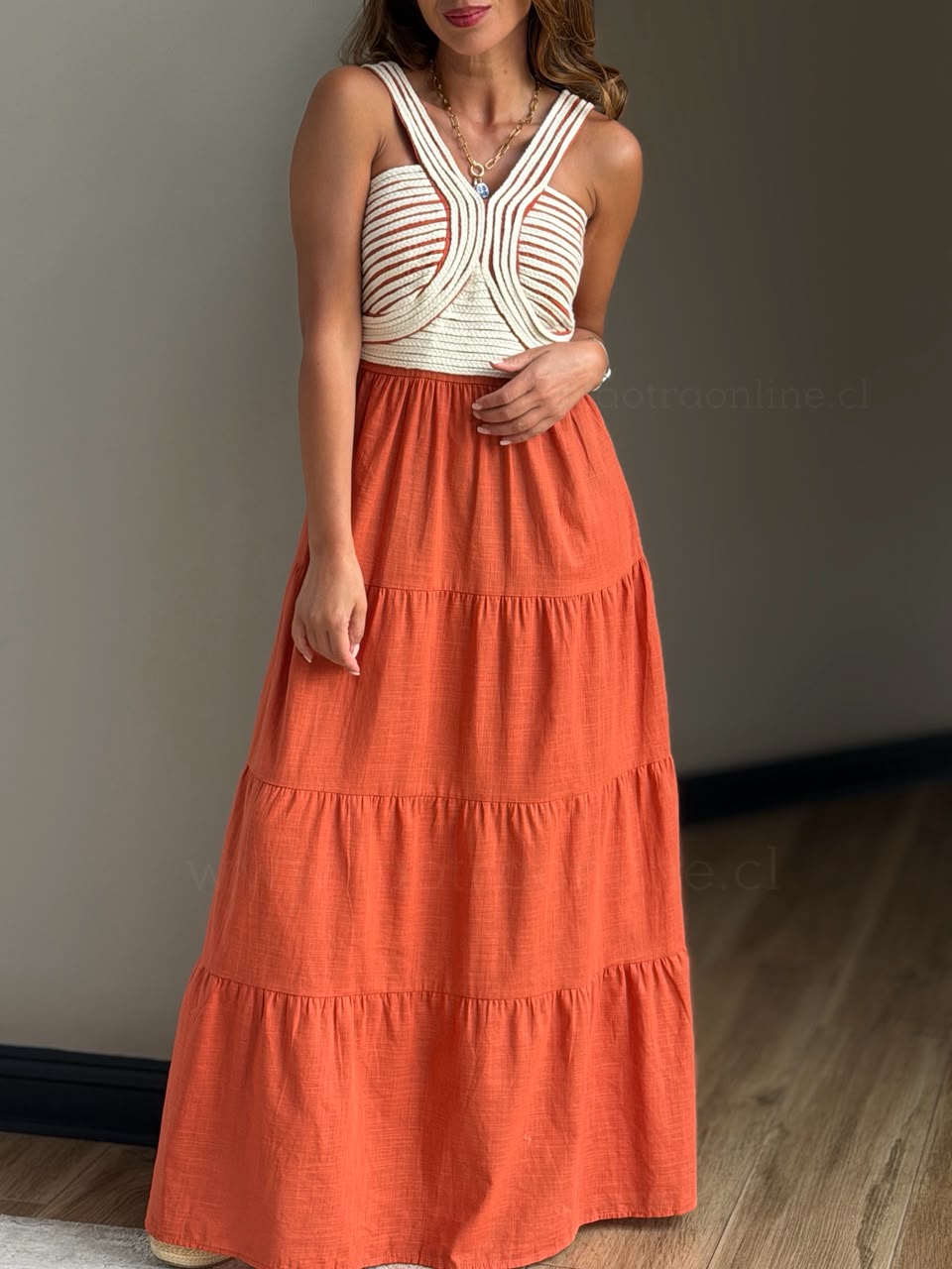Vestido Jamaica teja