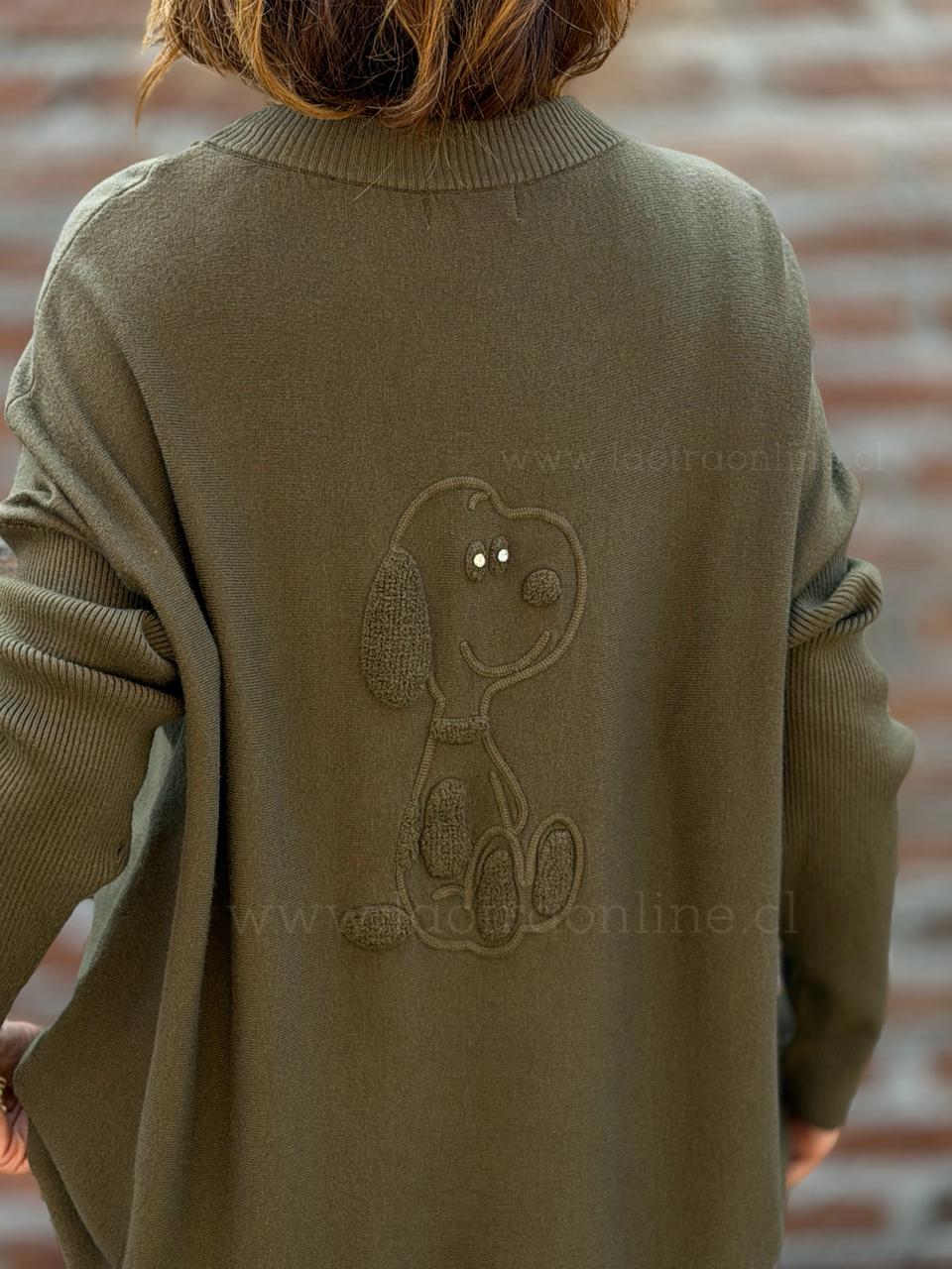 Sweater Snoopy verde