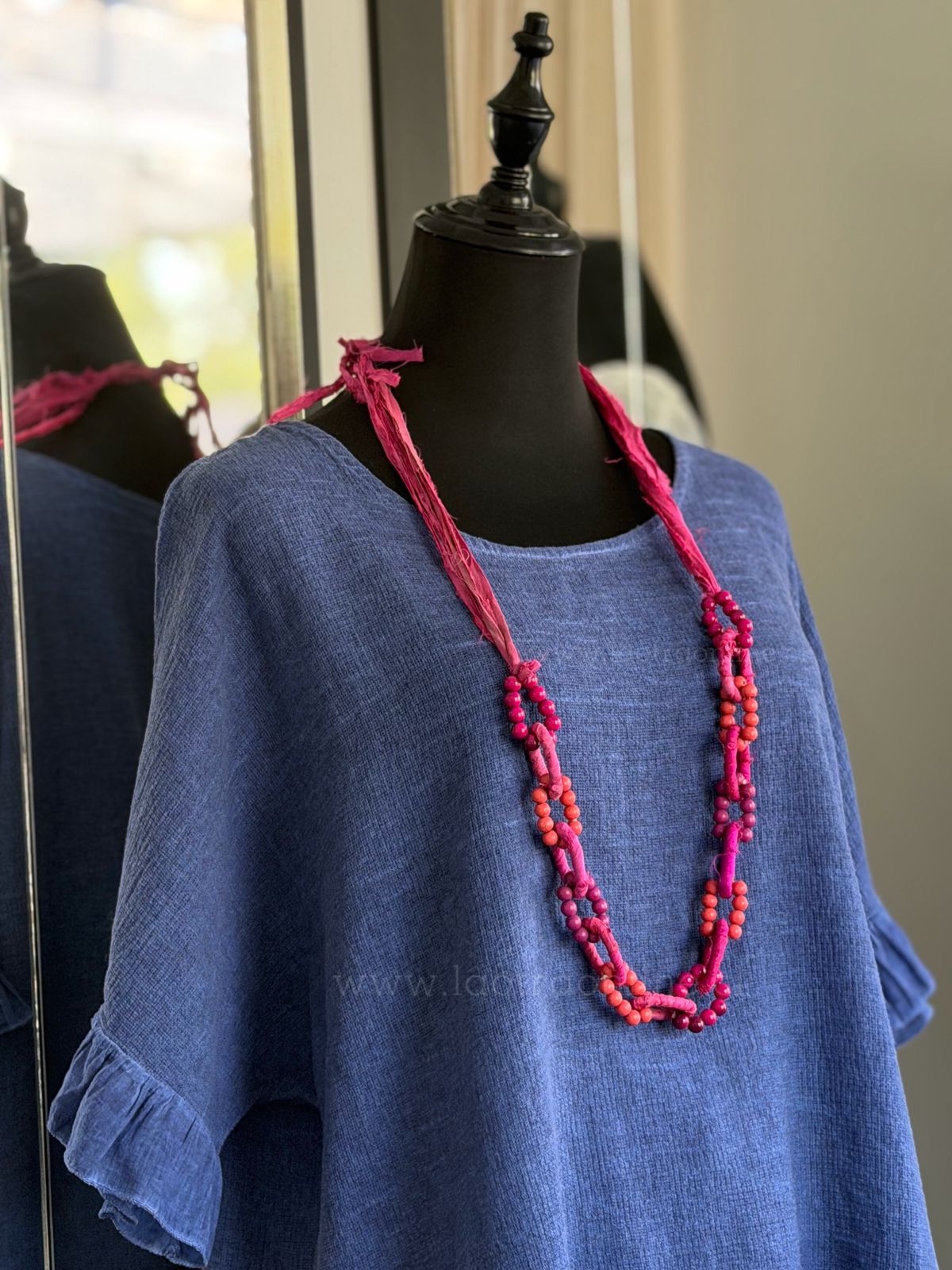 Collar Buganvilla cereza