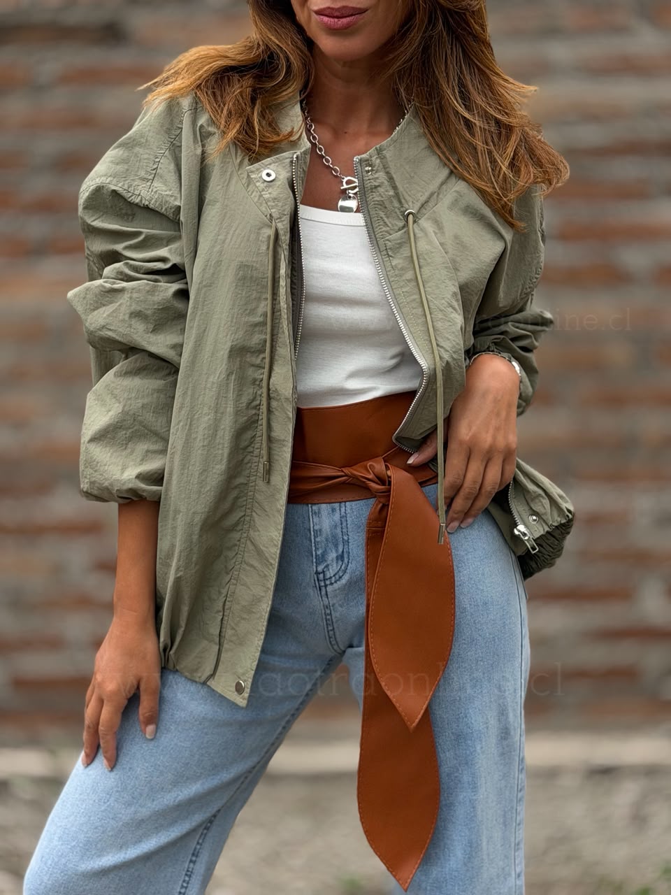 Chaqueta Noruega verde