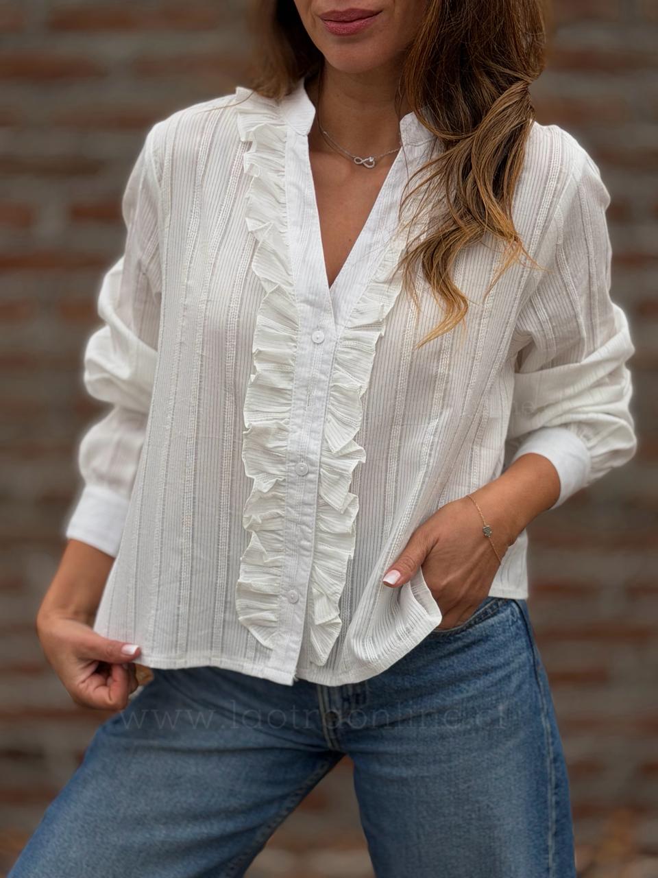 Blusa Vuelitos simple blanco