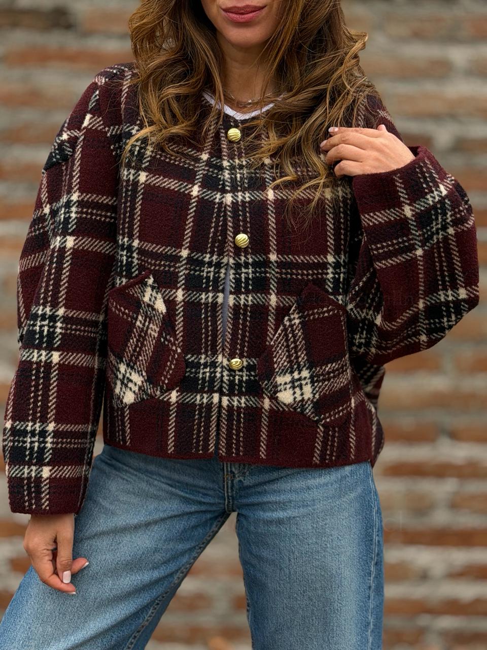 Chaqueta Escocés cherry