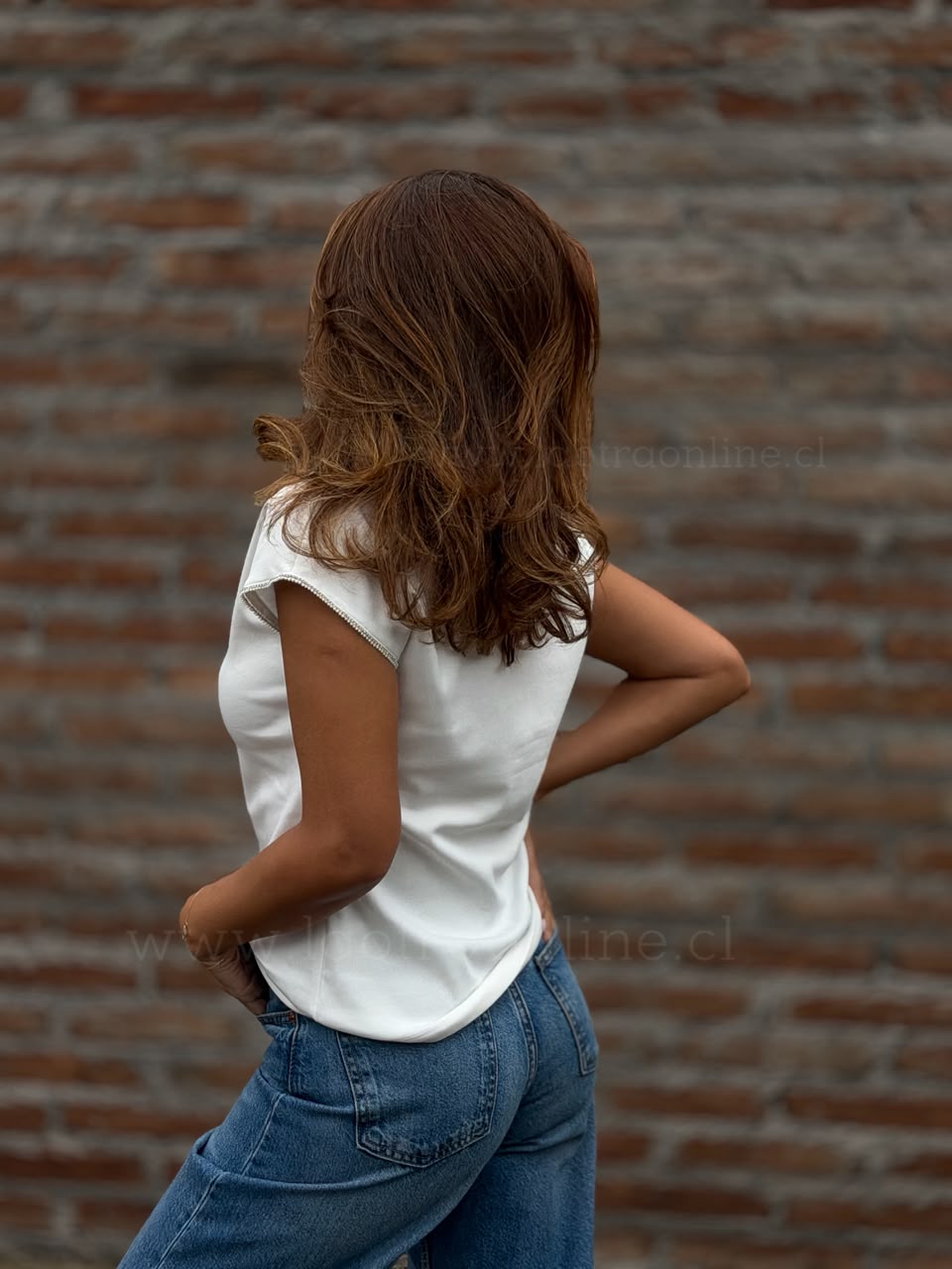 Polera Baires blanco