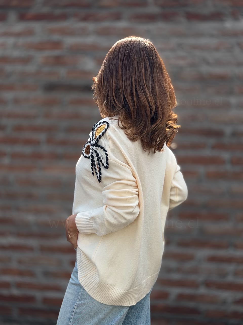 Sweater Florencia crema
