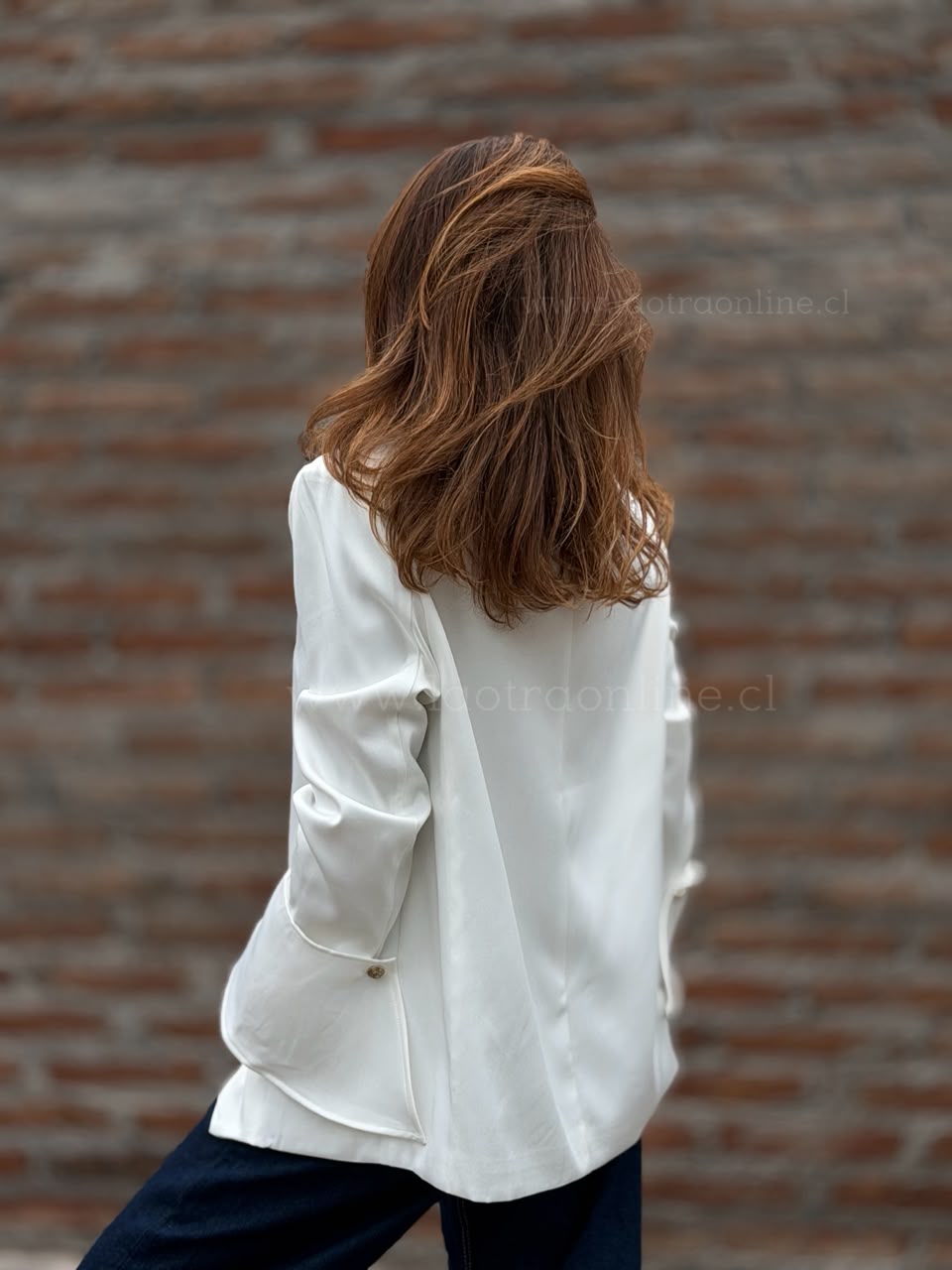 Blazer Puño desmontable blanco