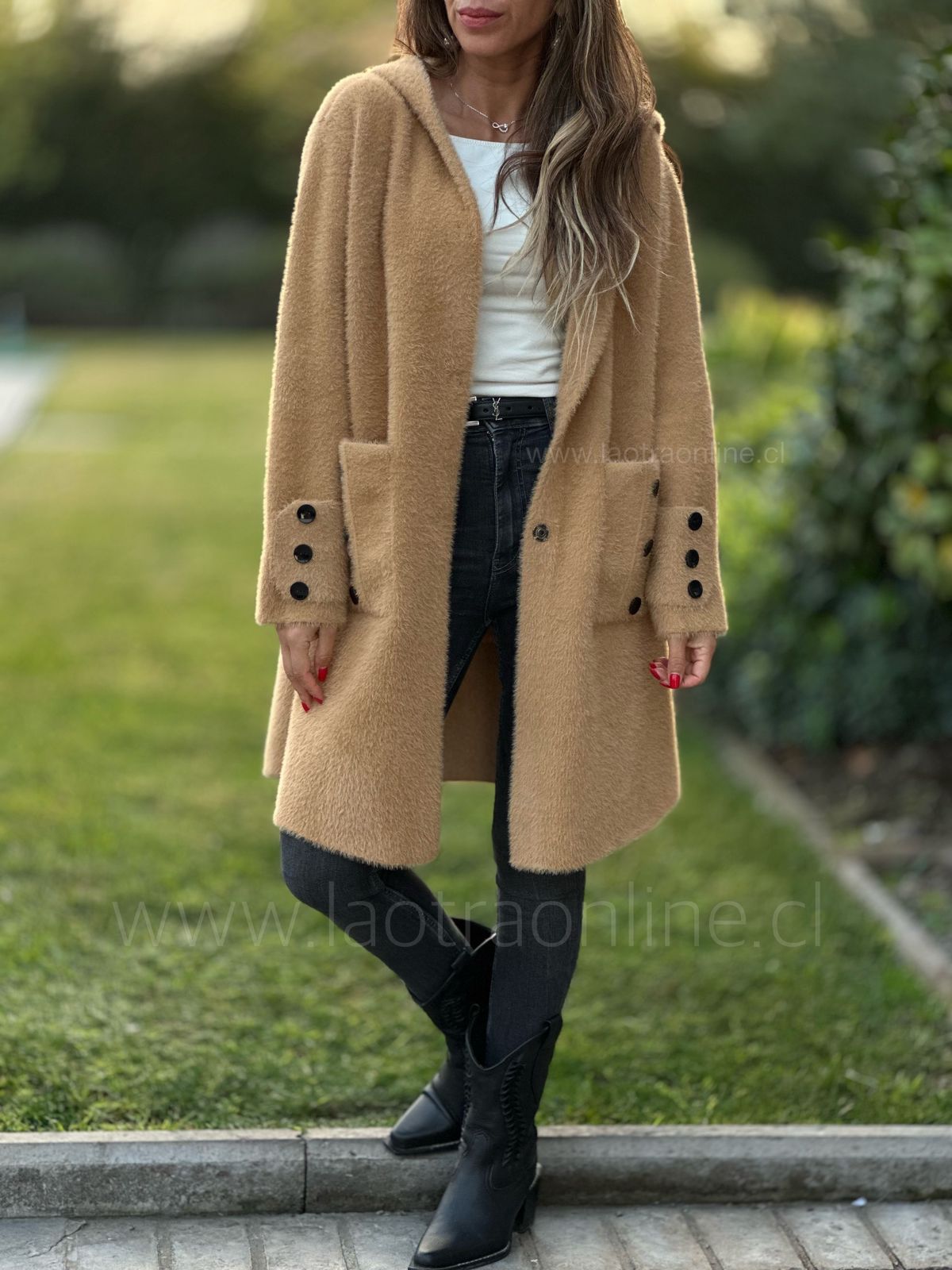 Abrigo/Chaleco Coqueto camel