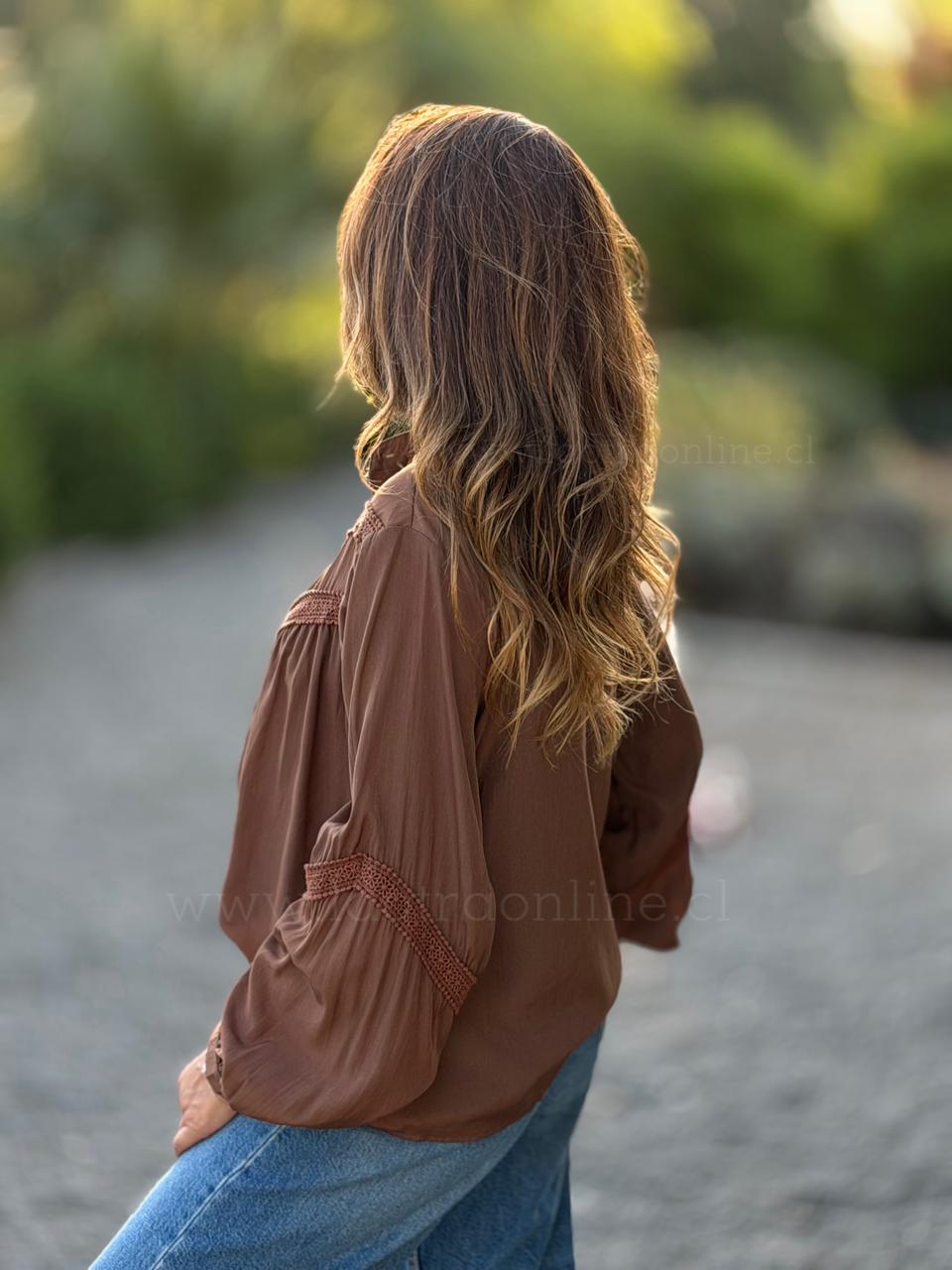 Blusa Atenea choco