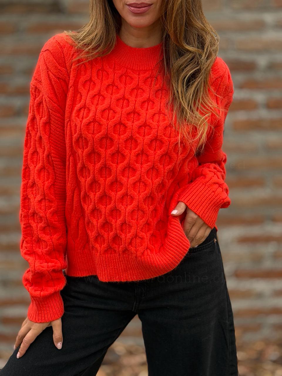 Sweater Panal naranja