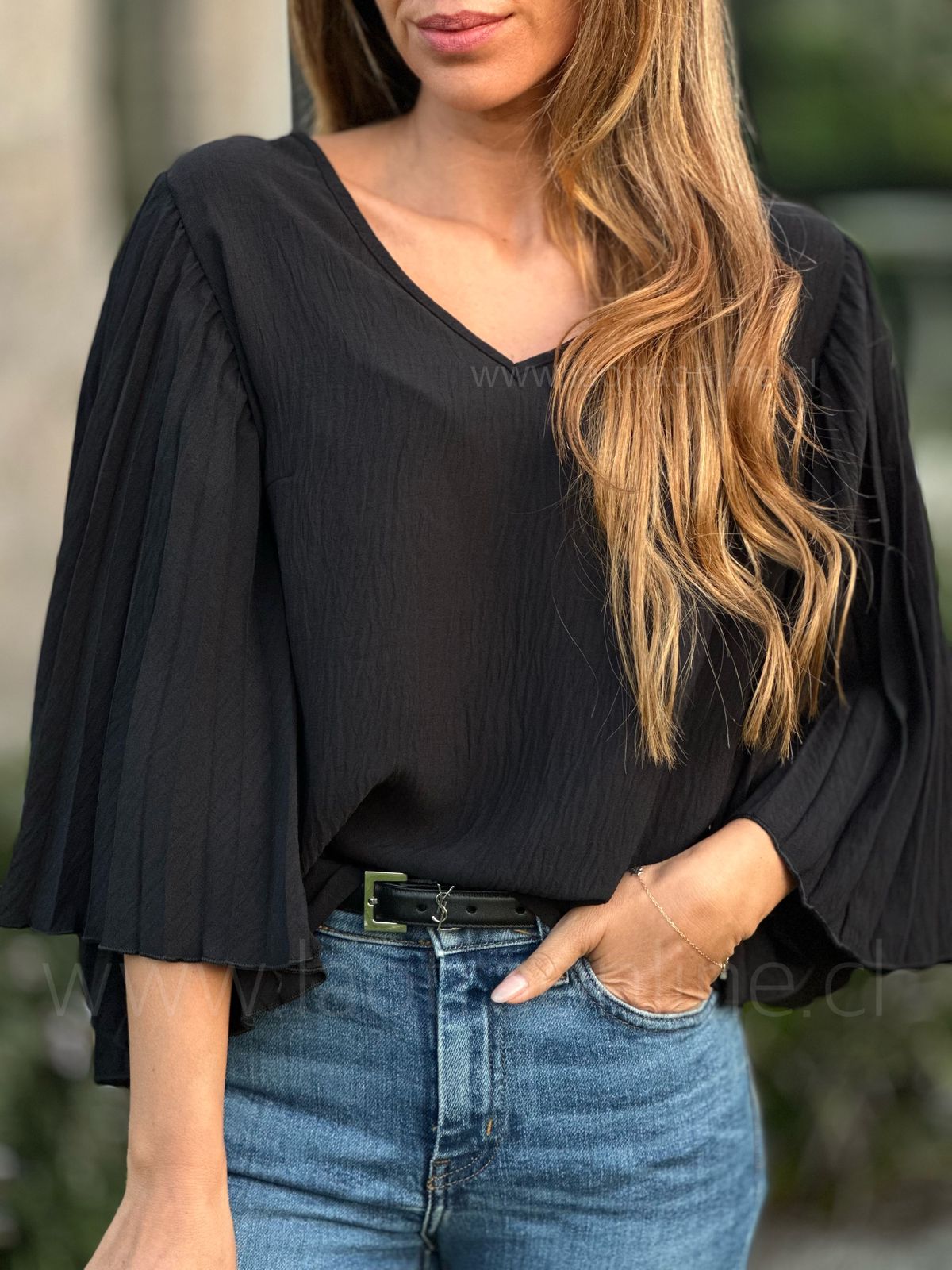 Polera Holanda negro