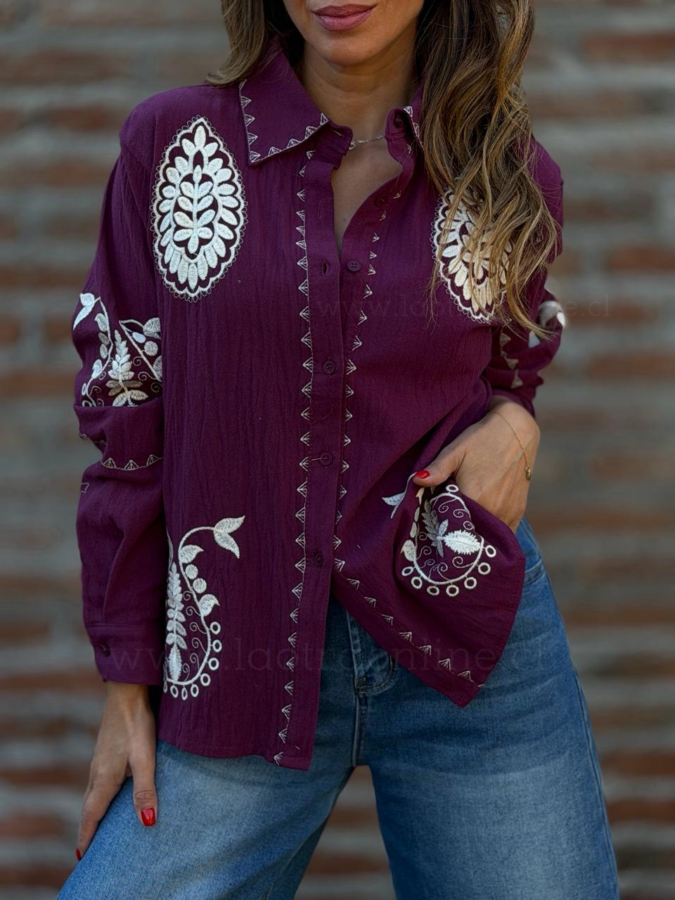 Blusa Capricho uva