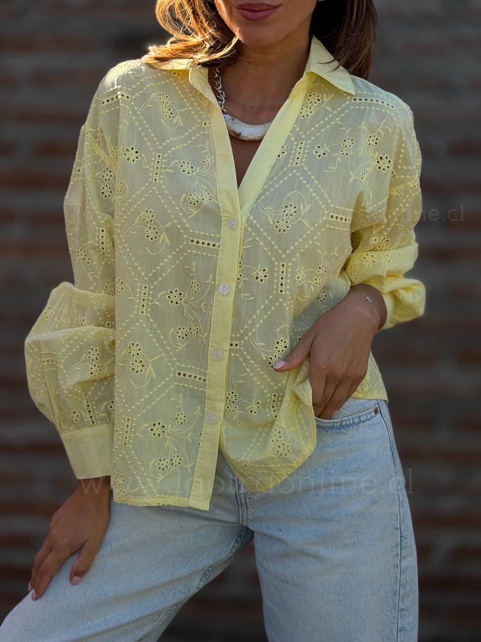 Blusa Bretaña amarillo