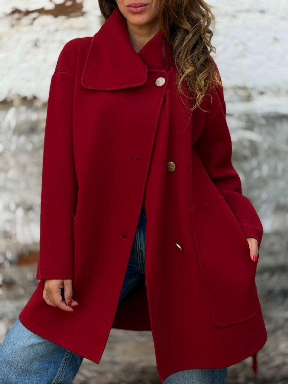 Abrigo Diana rojo