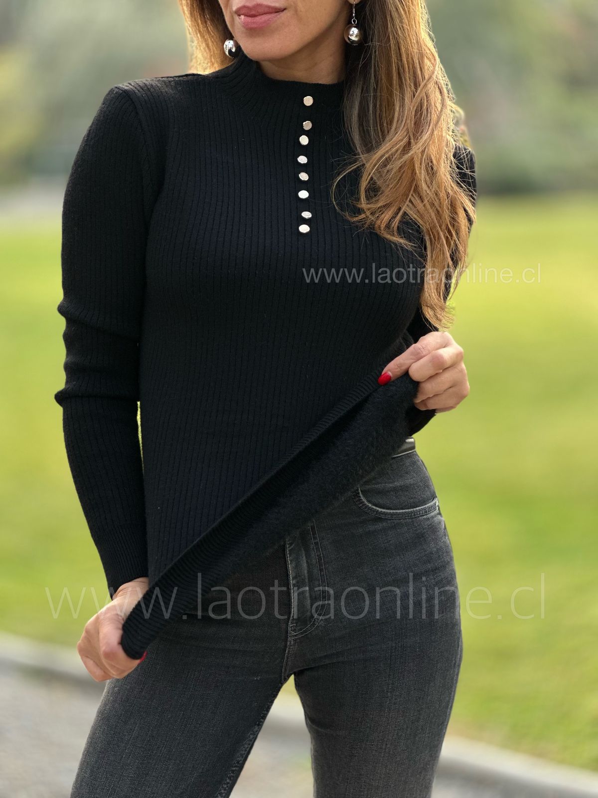 Polera/Sweater Barcelona negro