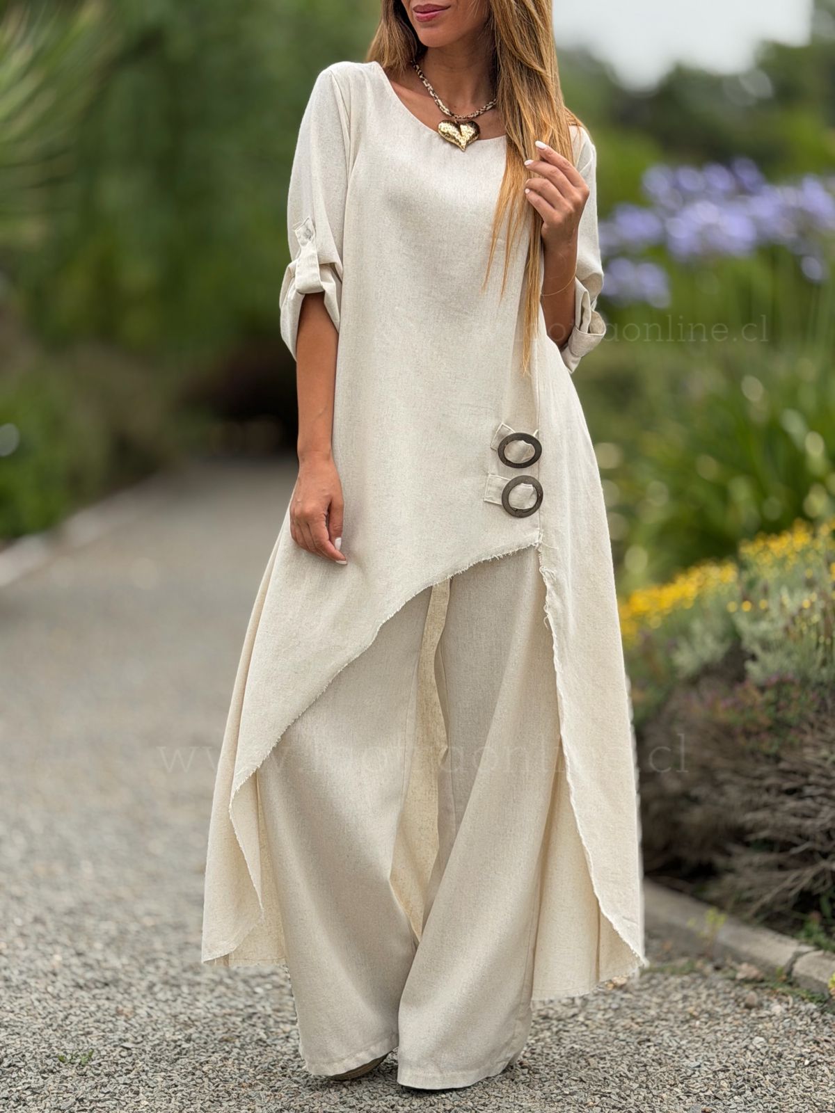 Conjunto Marquesa hueso