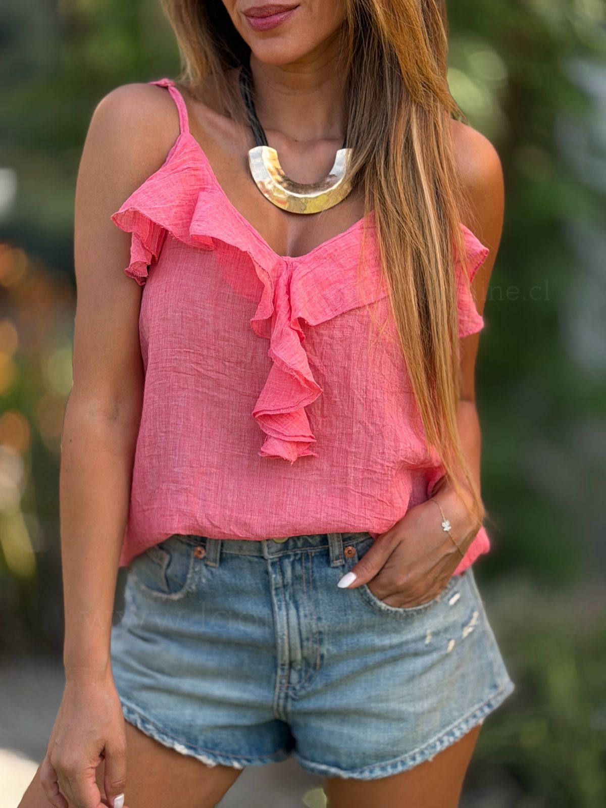 Polera Vuelitos coral