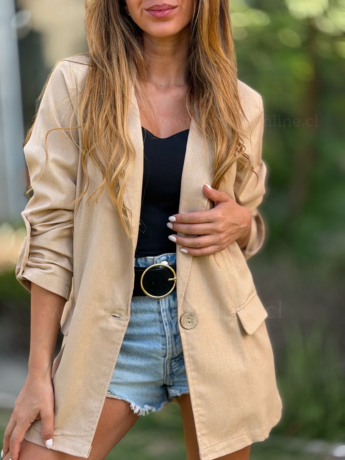 Blazer Peace beige