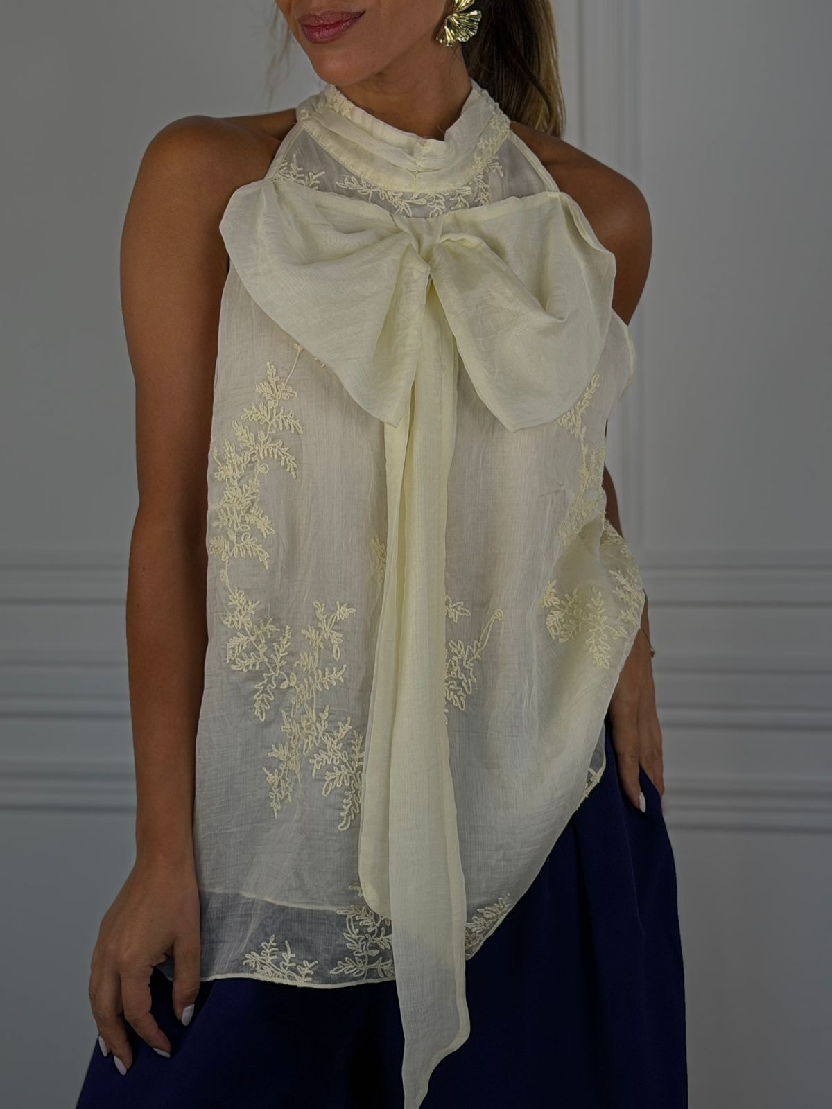 Blusa Dunquerque beige