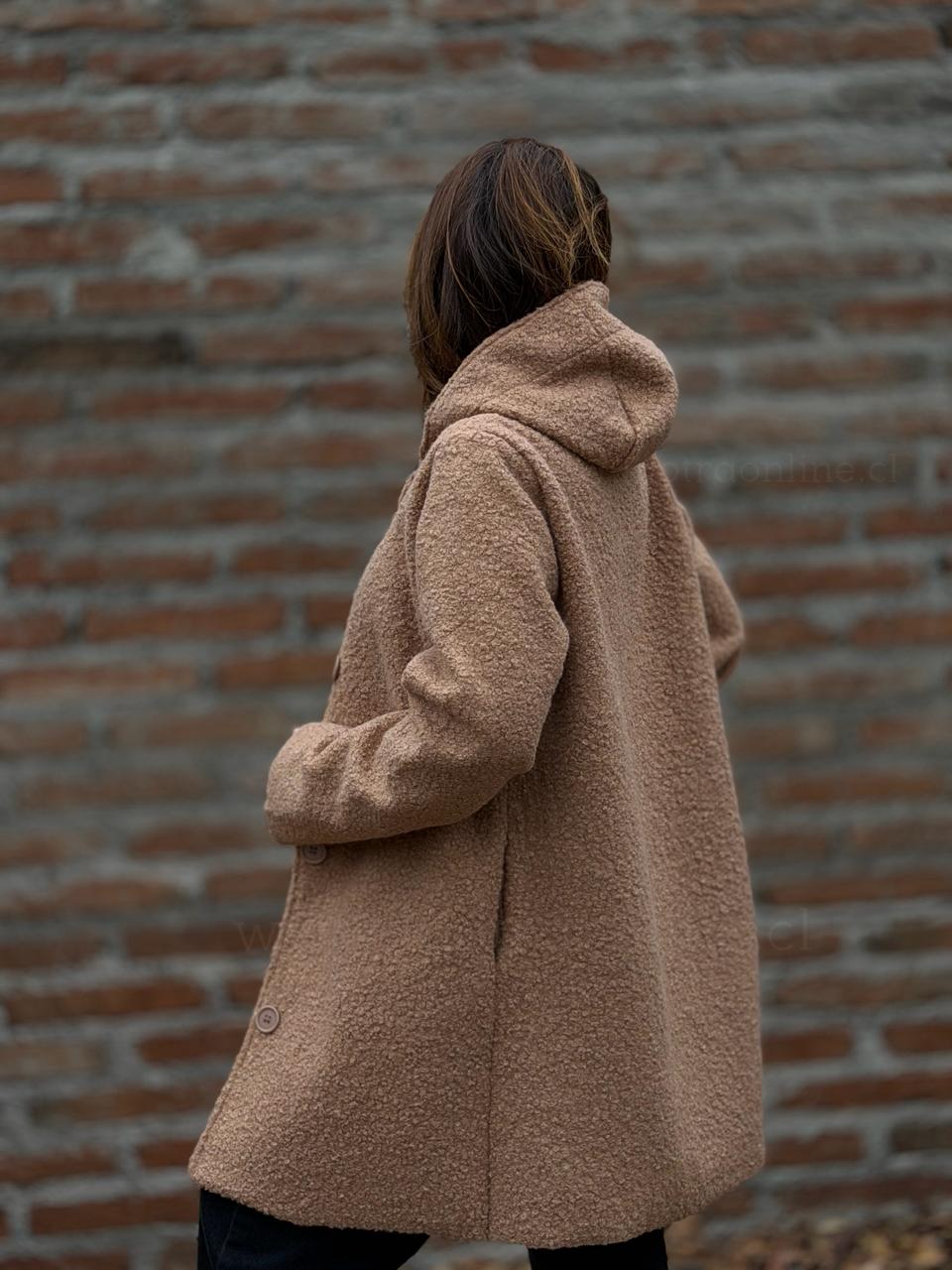 Abrigo Boucle camel