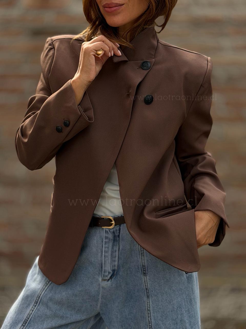 Blazer Elegante marrón