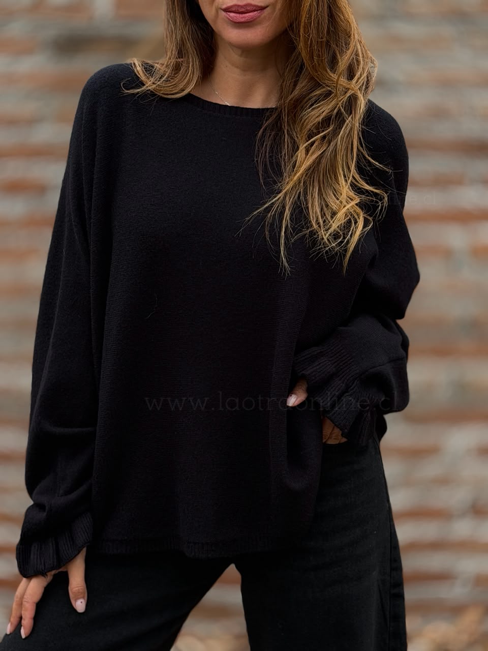 Sweater Zaragoza negro