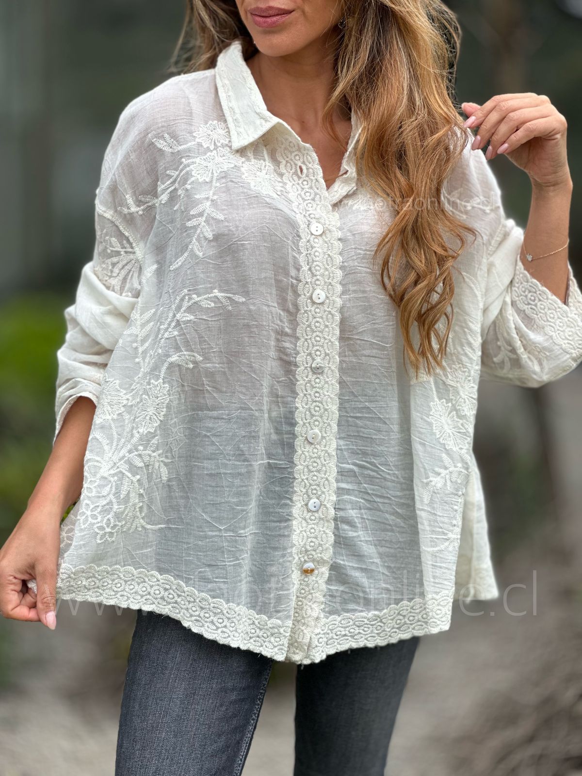 Blusa Capricho mantequilla