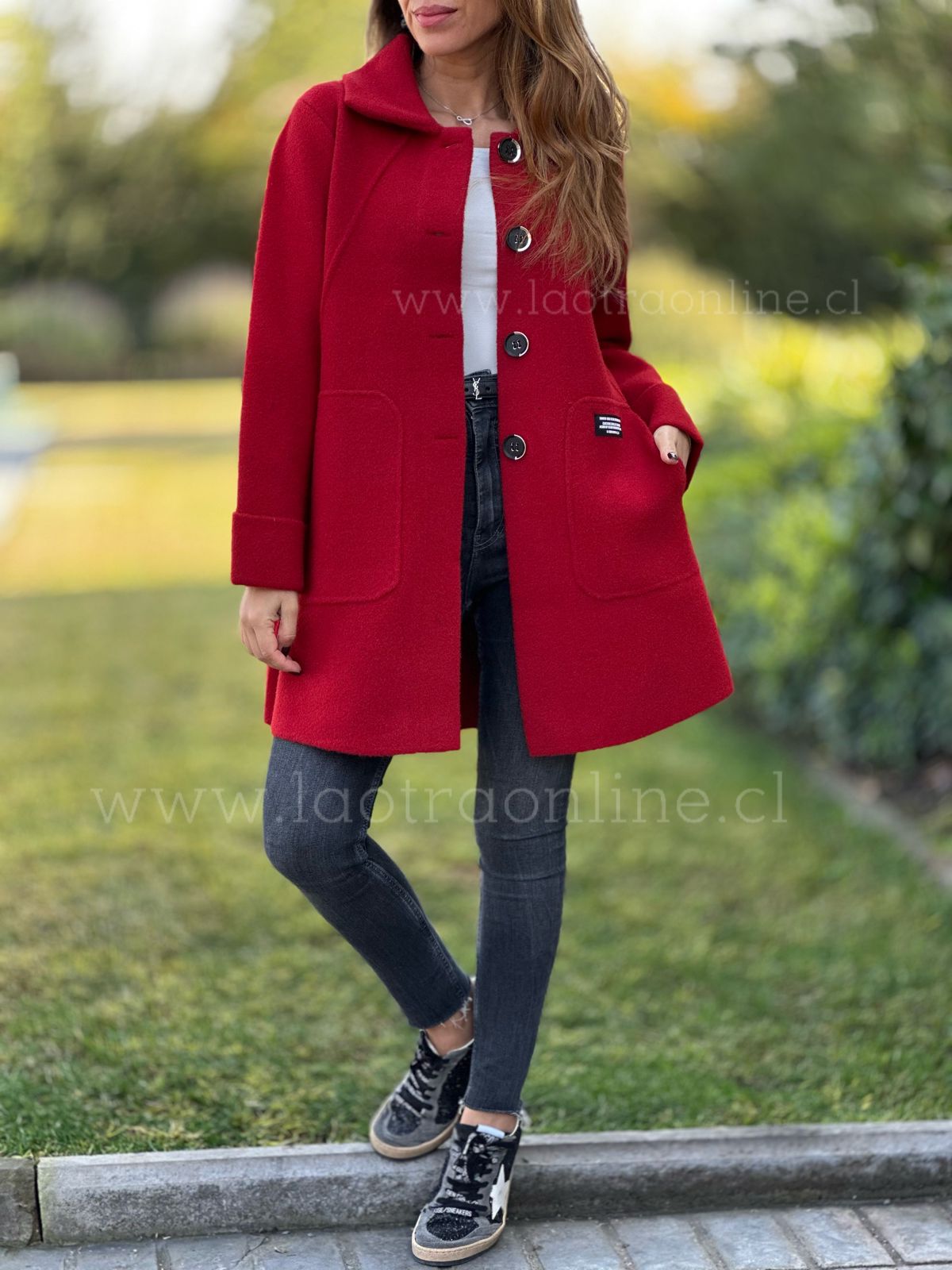 Abrigo Sacramento rojo
