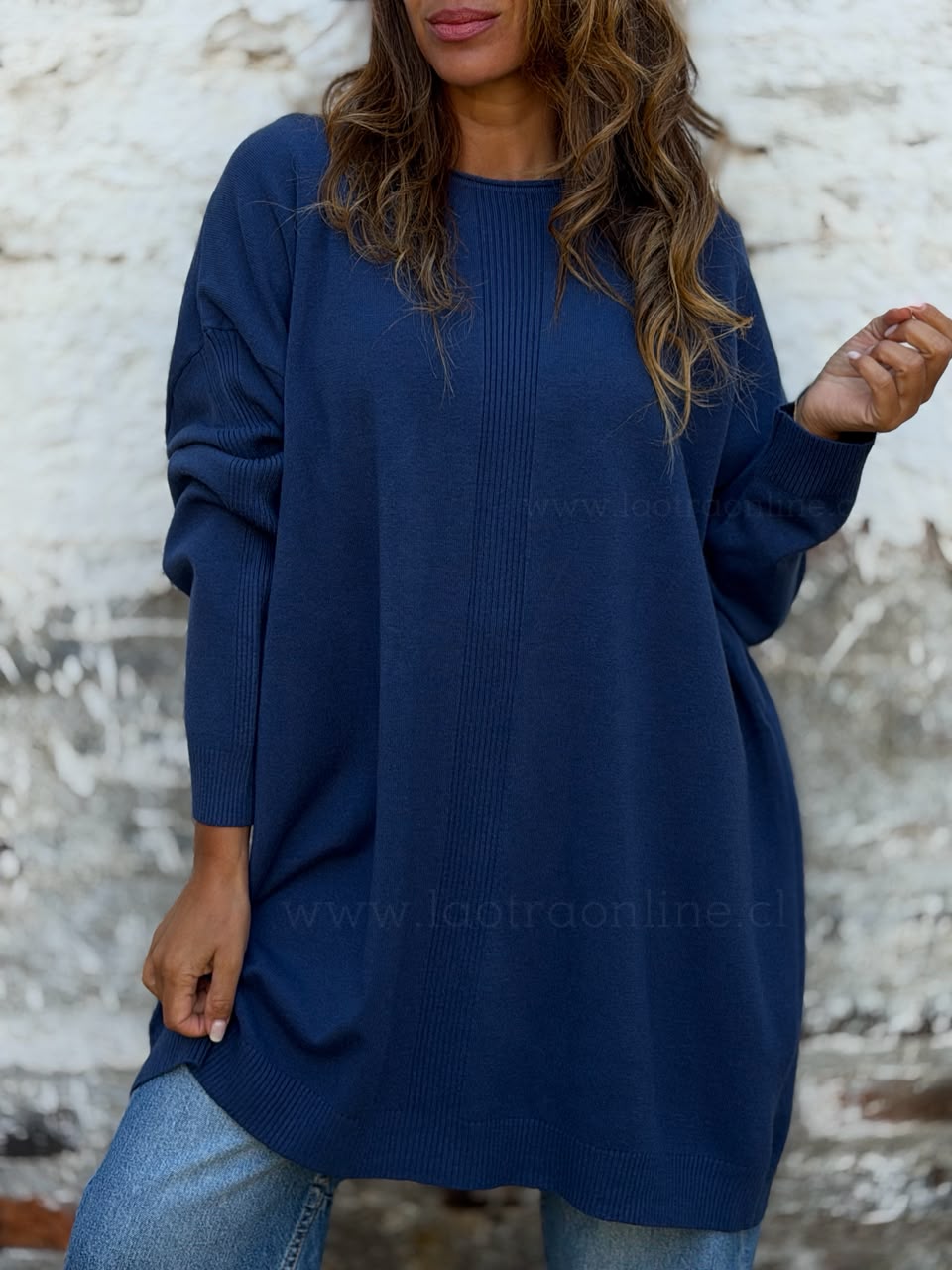 Oversize Mallorca azul
