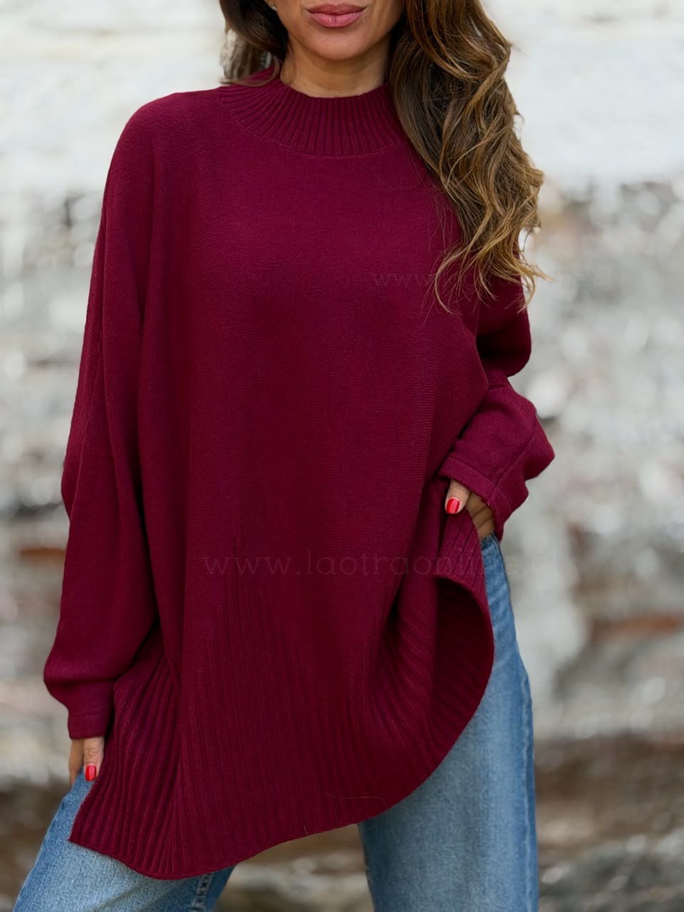 Sweater Georgia cherry