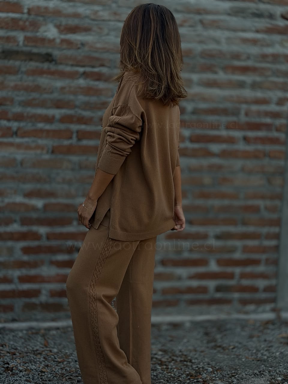 Conjunto Sweater+Pantalón tejido toffe