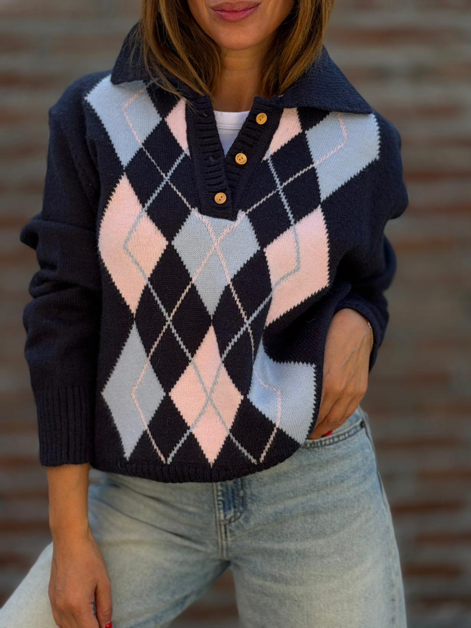 Sweater París Eloise azul