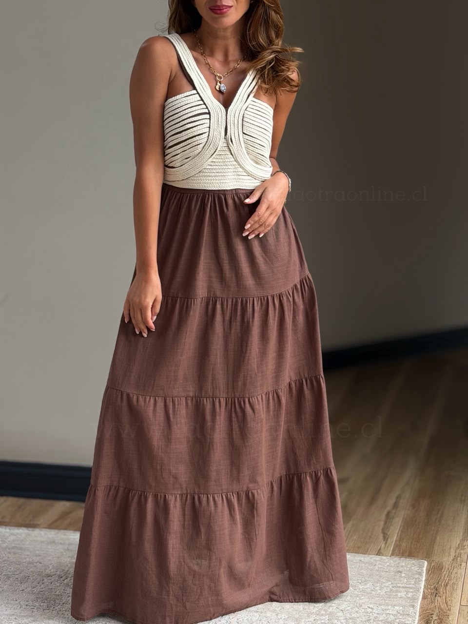 Vestido Jamaica marrón