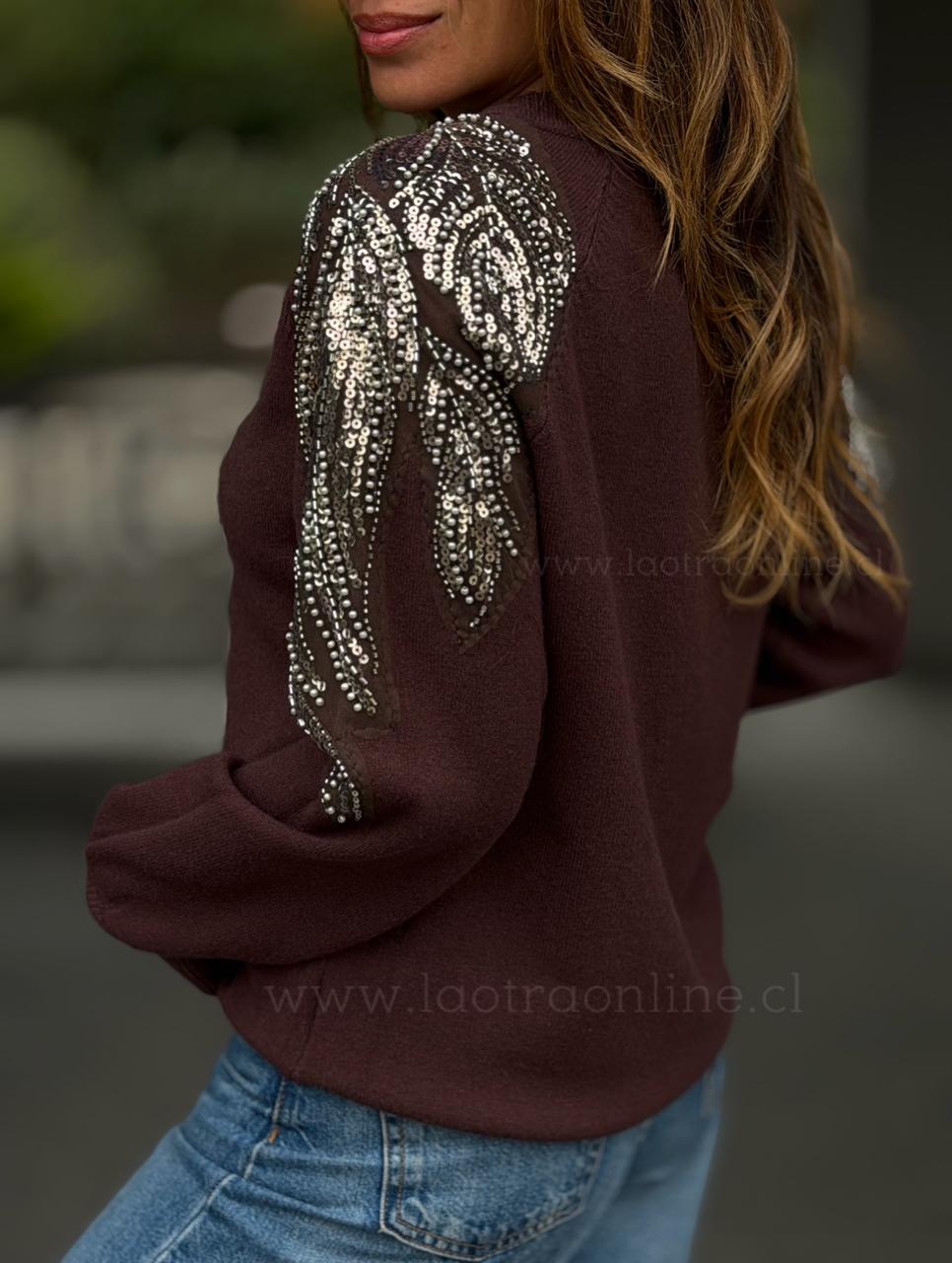 Sweater Belleza choco