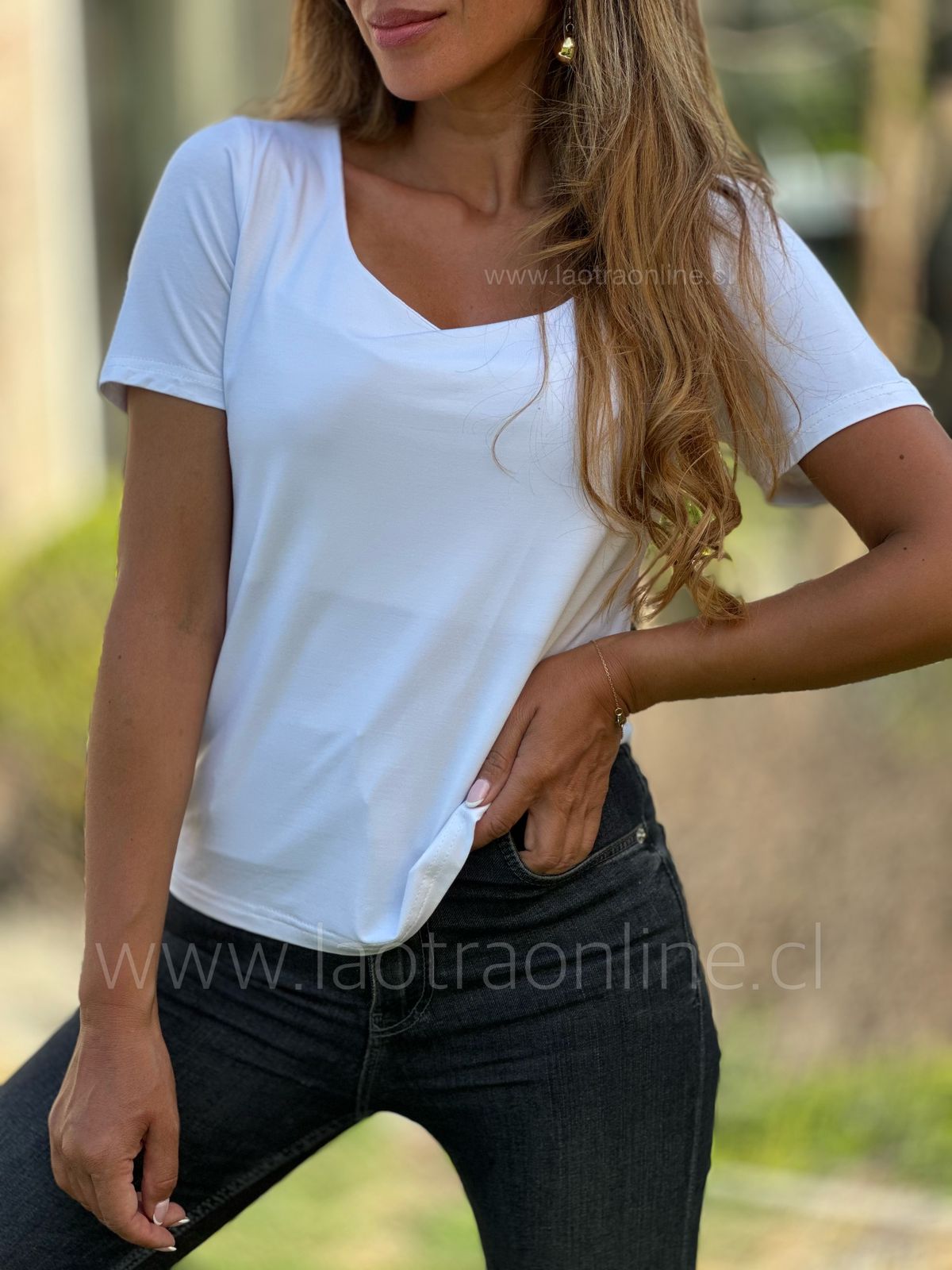 Polera Verona blanco