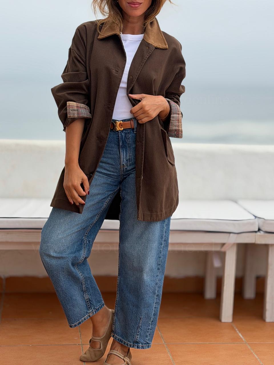 Chaqueta Oporto choco