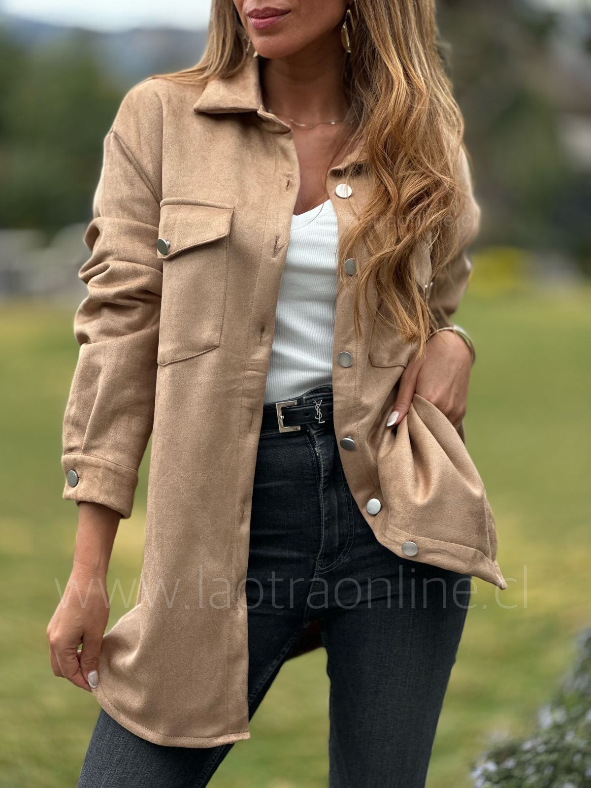 Sobrecamisa Polonia camel