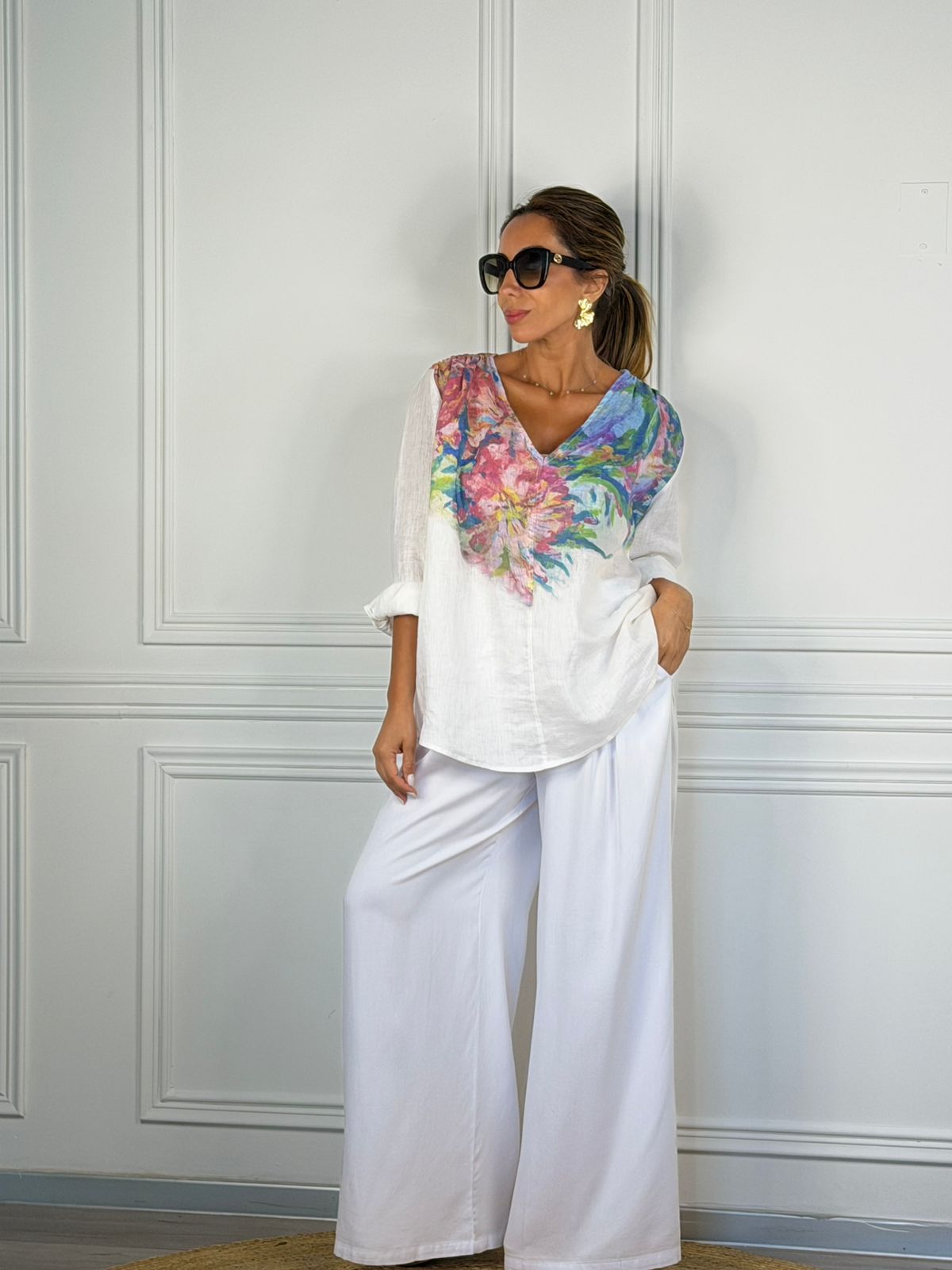 Blusa Venecia blanco
