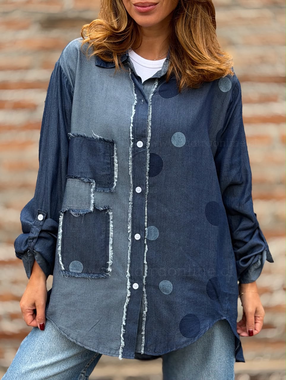 Camisa Aurora azul