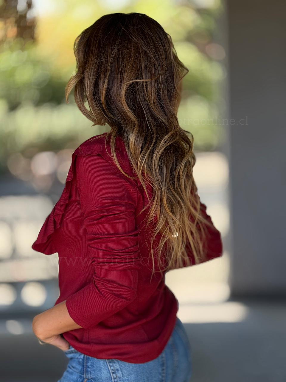 Polera Vuelitos Cherry